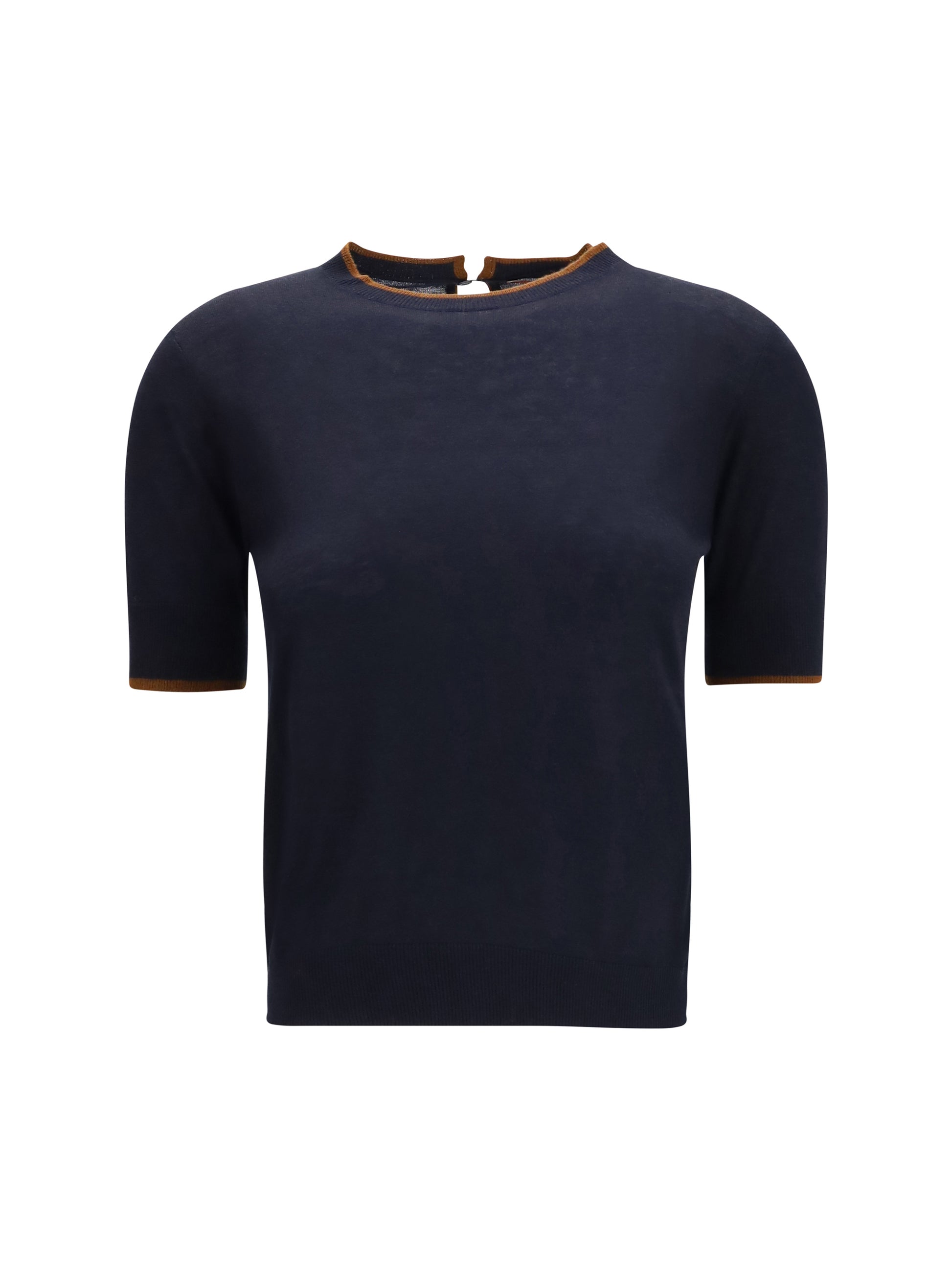 Max Mara Studio Women Silk And Wool T-Shirt MAX MARA STUDIO