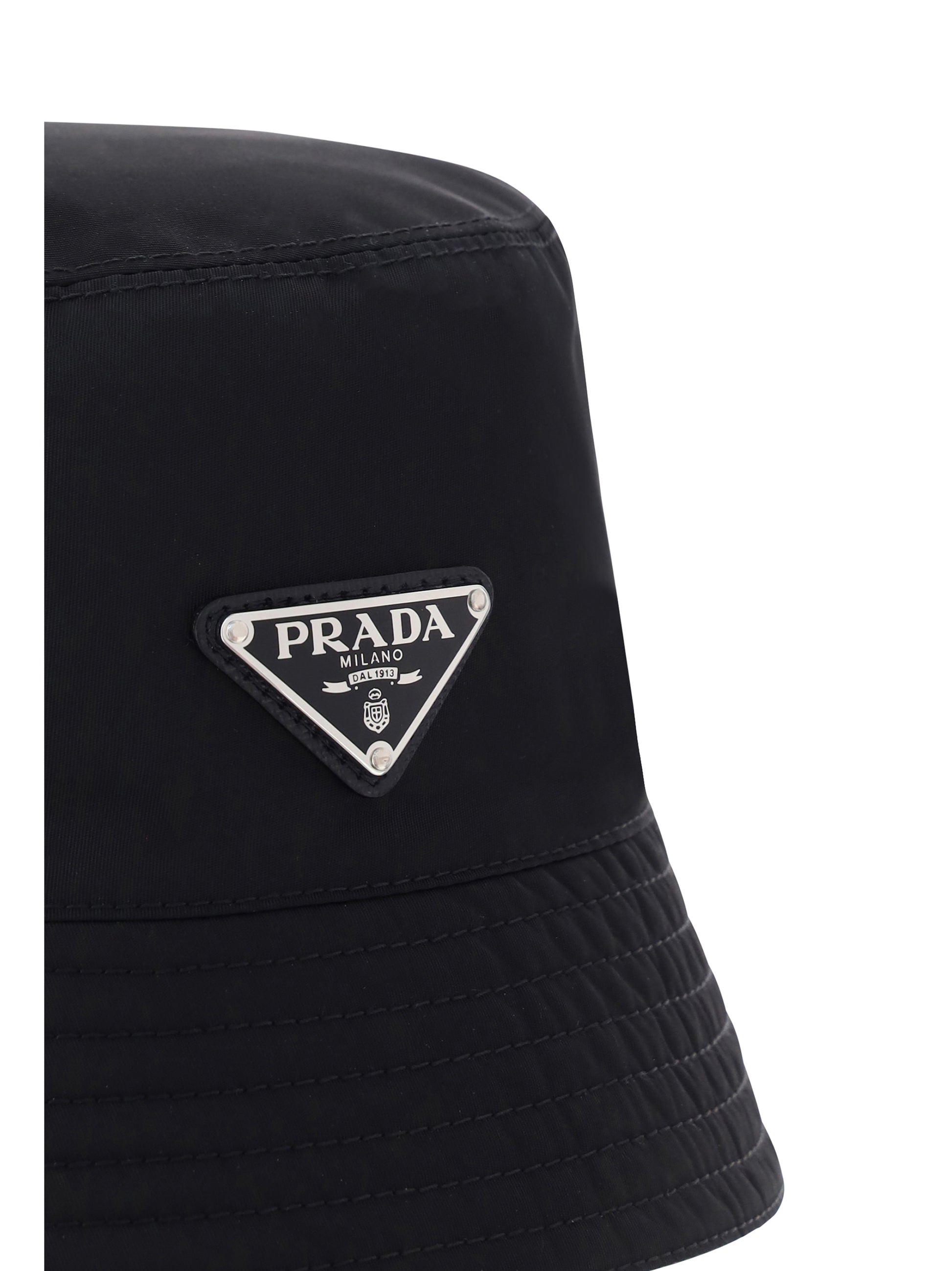 Prada Men Re-Nylon Bucket Hat PRADA