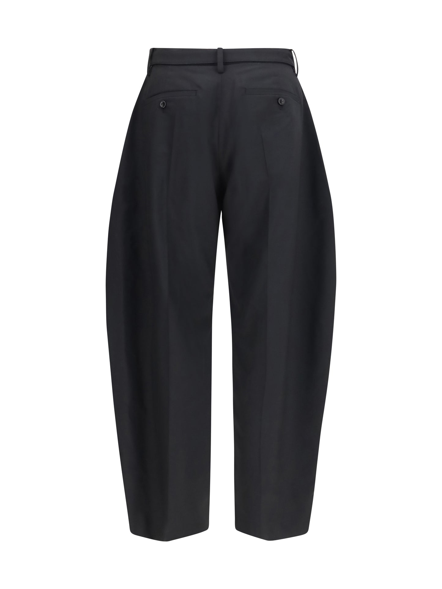 Sacai Men Wool Tailored Pants With Belt SACAI