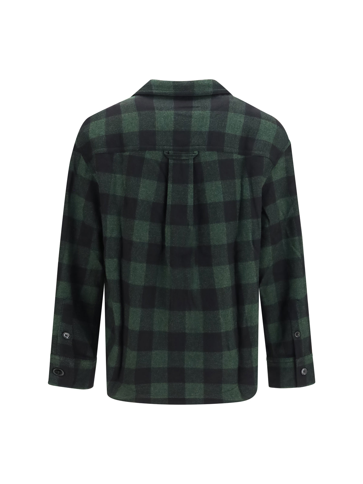Ami Paris Men Checked Virgin Wool Shirt AMI PARIS