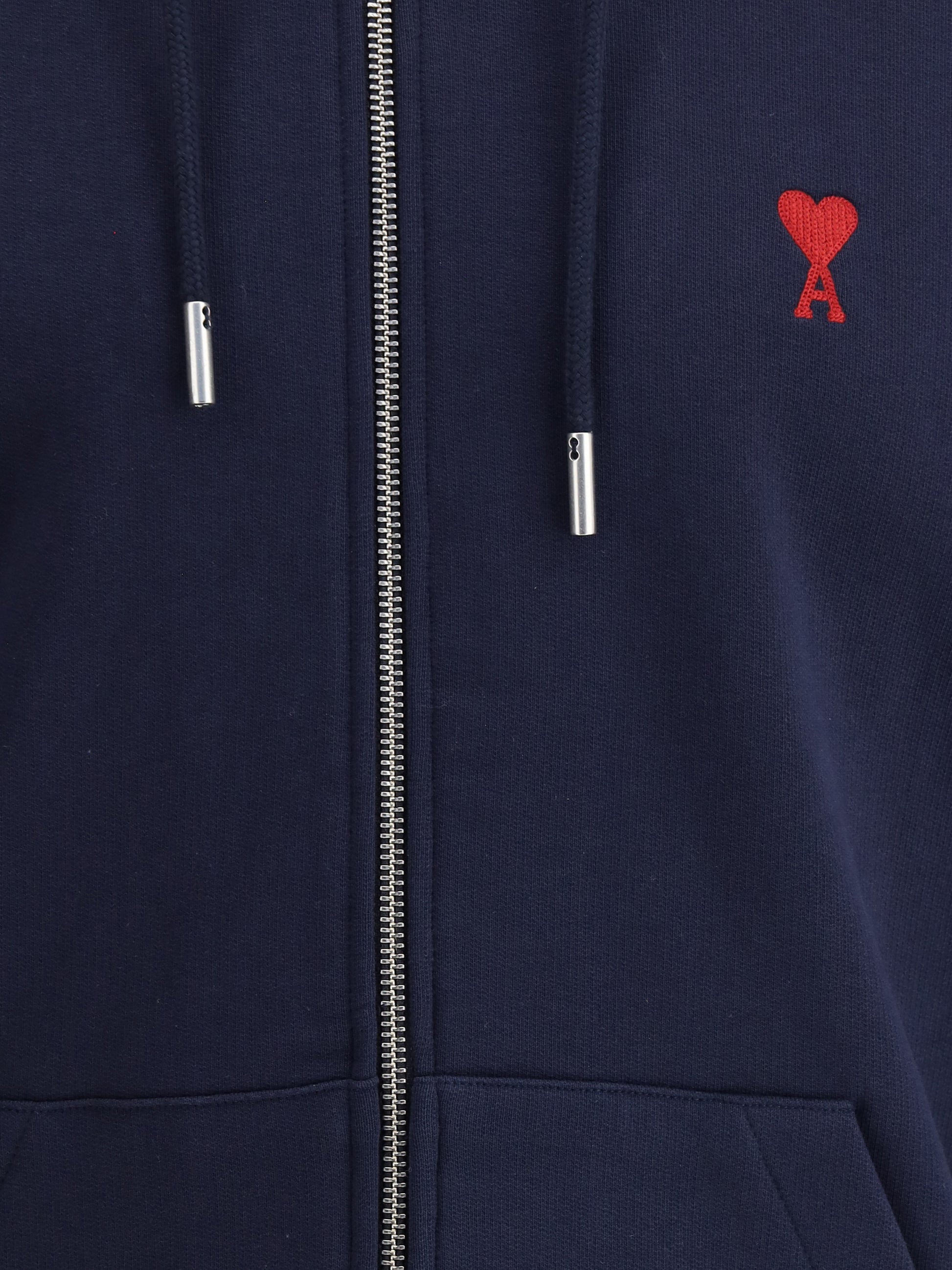 Ami Paris Men Logoed Hoodie AMI PARIS