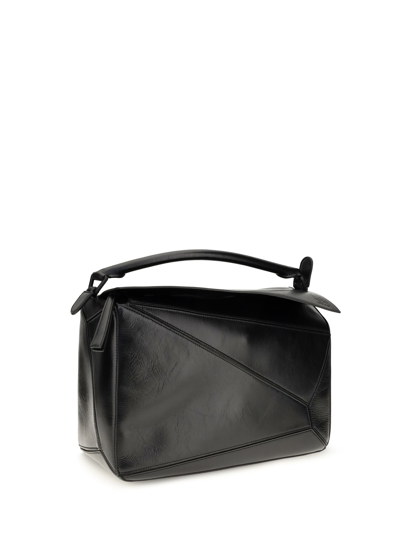Loewe Men Large Paper-Effect Calfskin Puzzle Handbag LOEWE