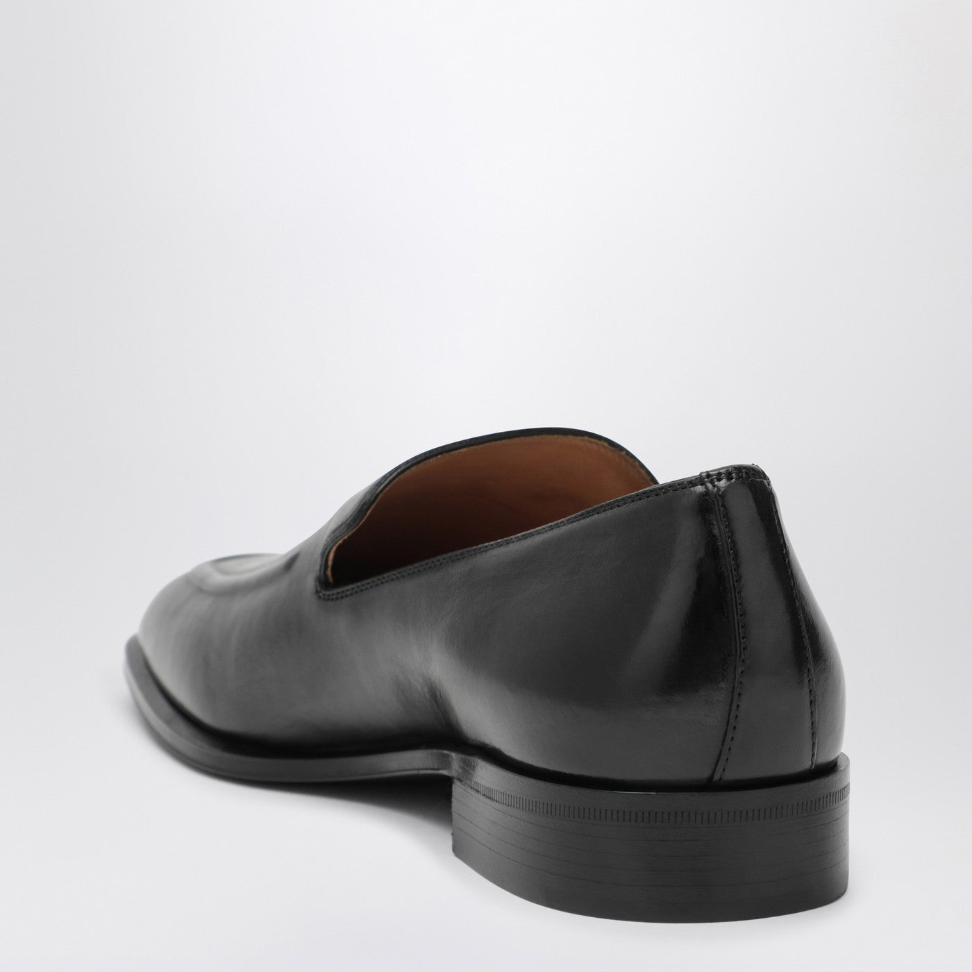 Miu Miu Black Leather Loafers With Logo Women MIU MIU