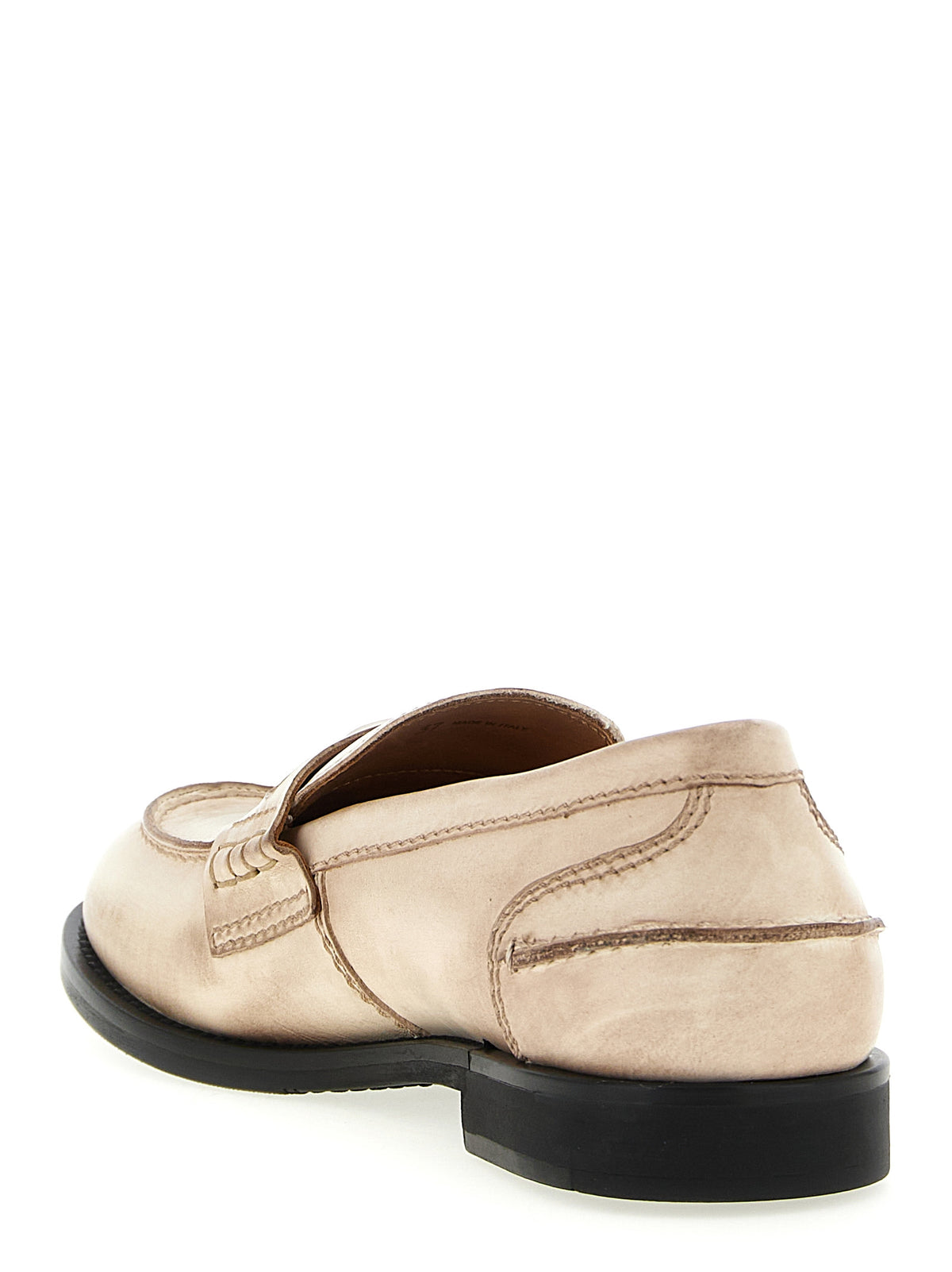 Miu Miu Women Waxed Leather Loafers MIU MIU