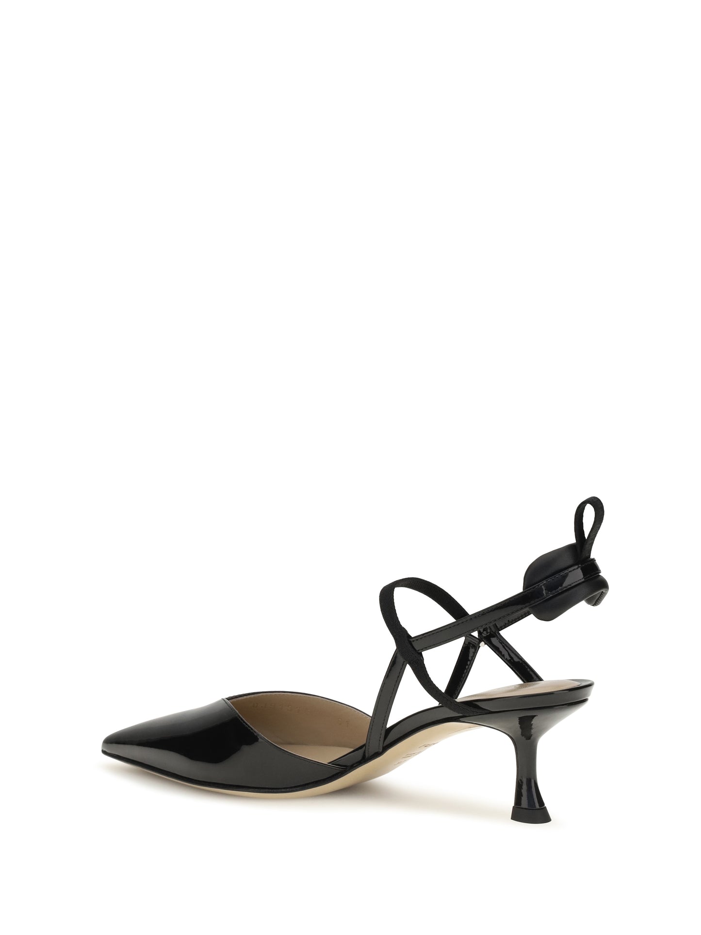 Fendi Women Patent Leather Colibrì Slingback Pumps FENDI