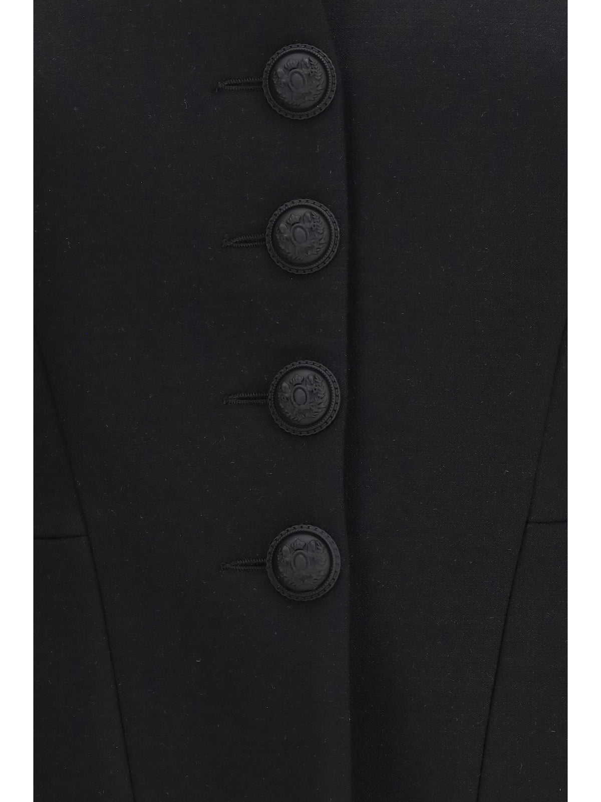 Nissa Women Tailored Wool-Blend V-Neck Jacket NISSA