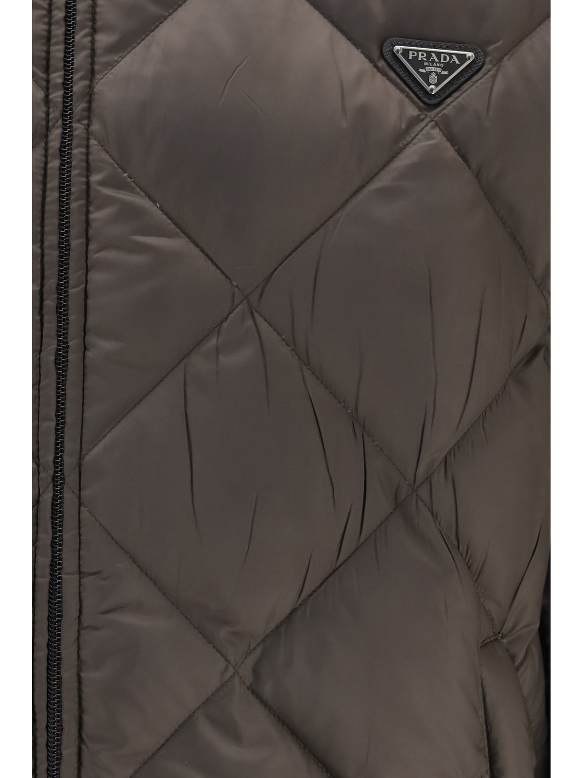 Prada Men Short Re-Nylon Down Jacket PRADA