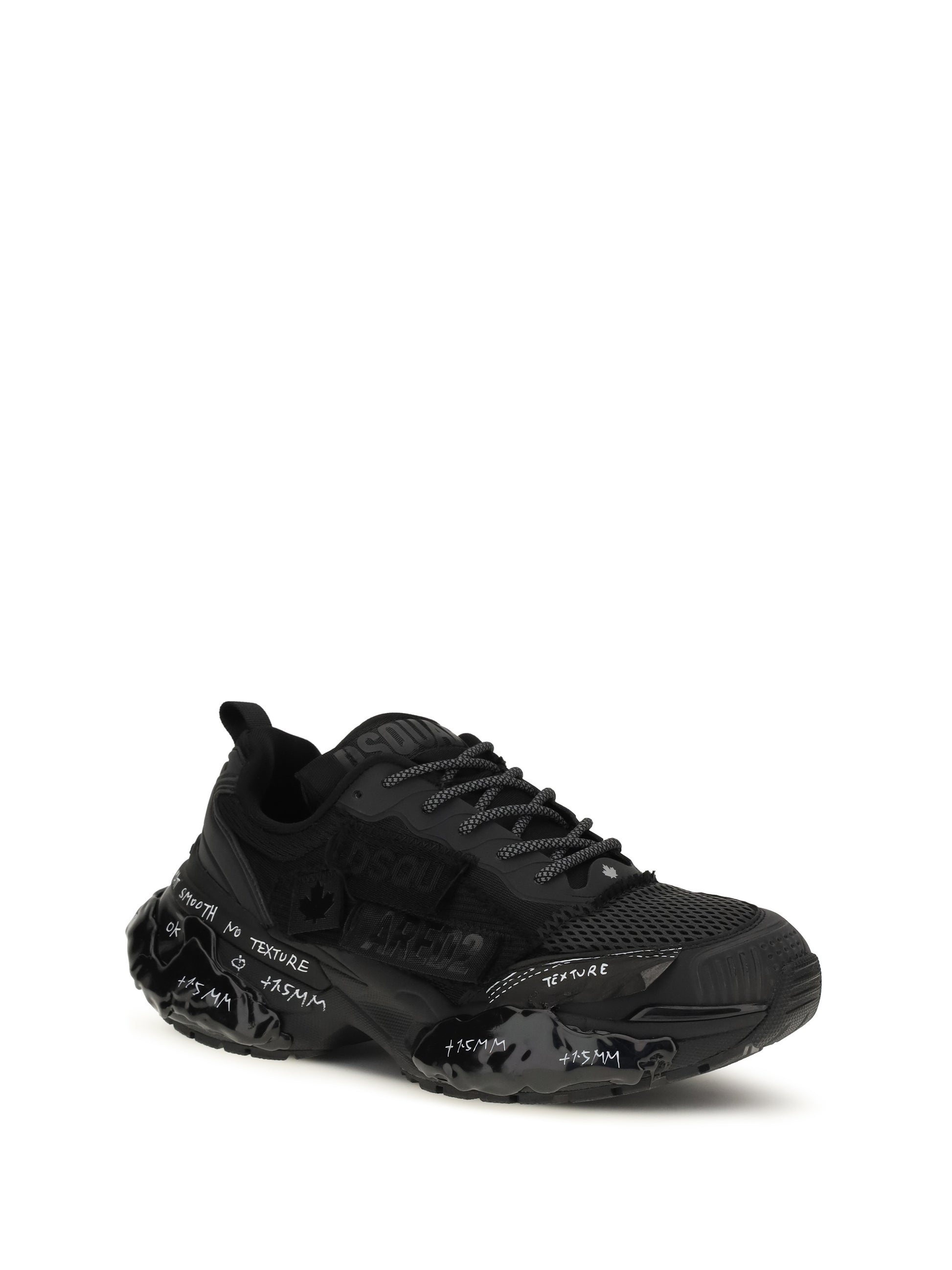 Dsquared2 Men Faster Sneakers With Mesh Inserts DSQUARED2