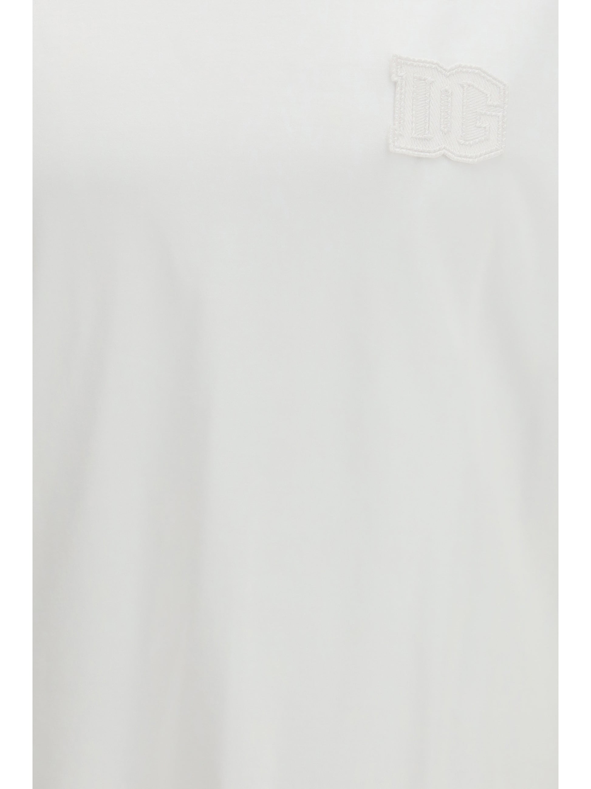 Dolce & Gabbana Men Cotton T-Shirt With Patch DOLCE & GABBANA