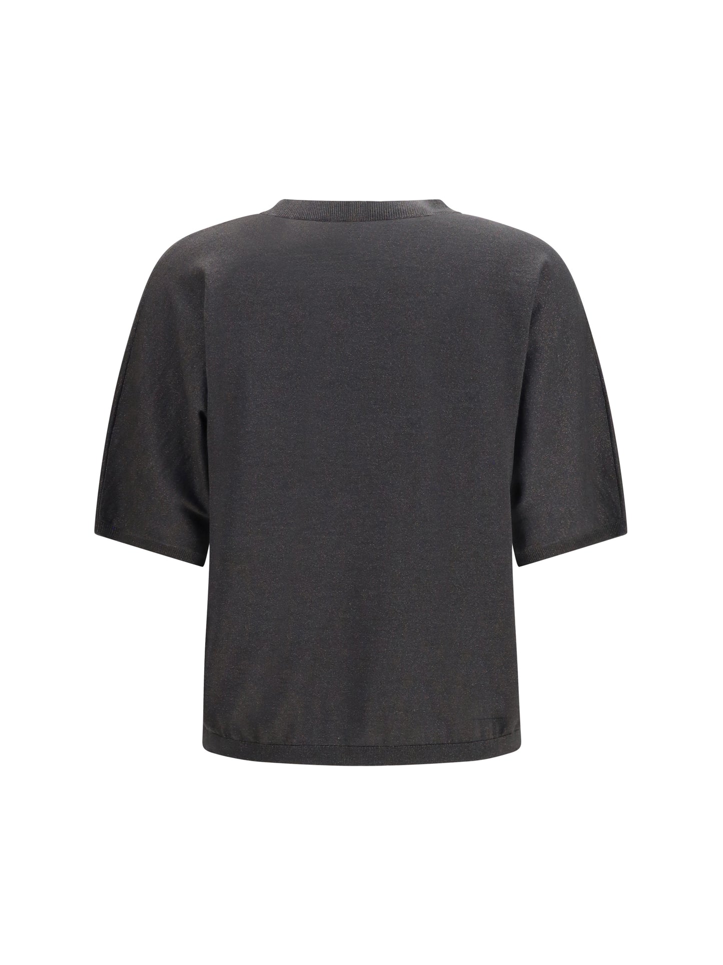 Brunello Cucinelli Women Short-Sleeve Cashmere And Silk Sweater BRUNELLO CUCINELLI