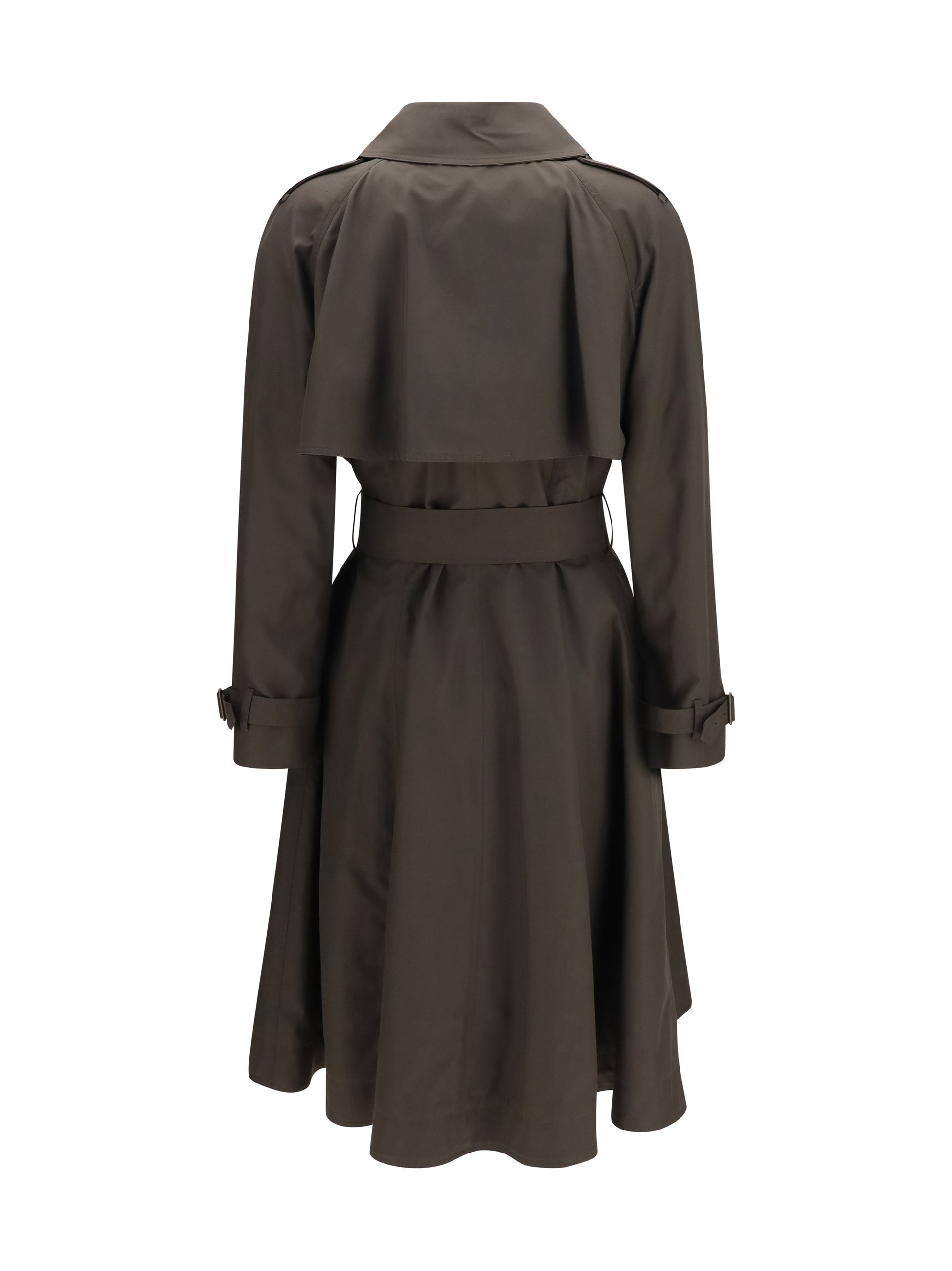 Burberry Women Pembury Cotton Gabardine Trench Coat BURBERRY