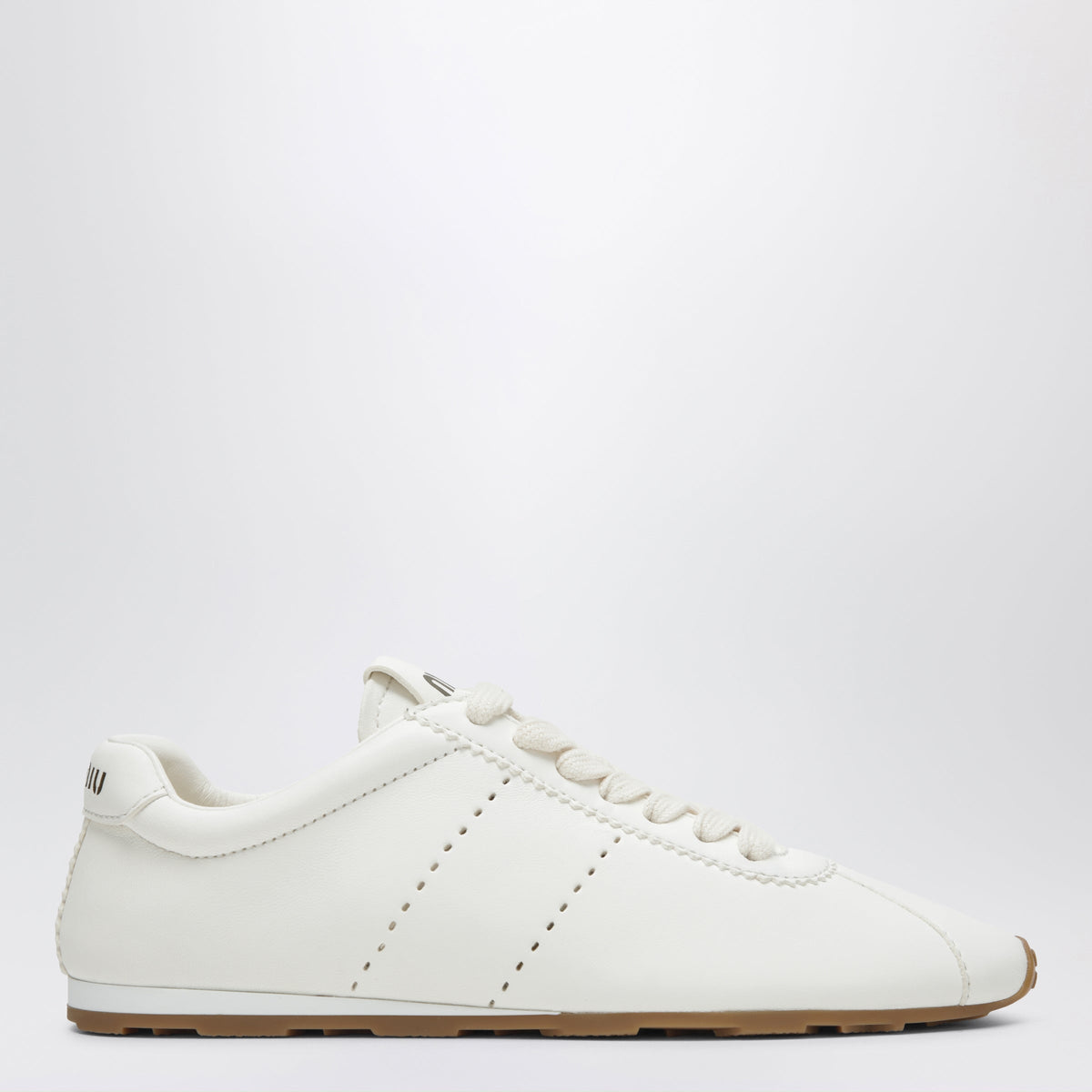 Miu Miu Plume Ivory Nappa Sneakers Women MIU MIU