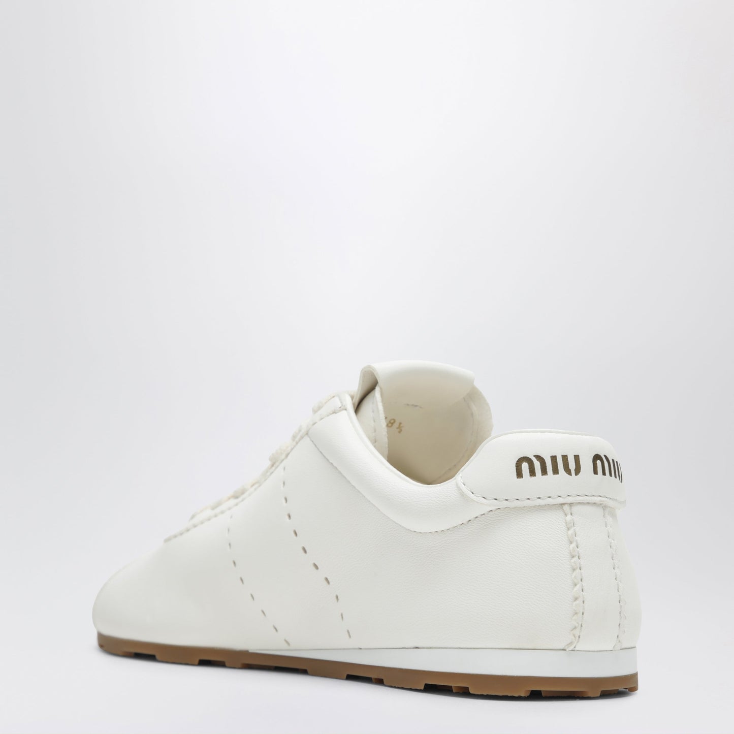 Miu Miu Plume Ivory Nappa Sneakers Women MIU MIU
