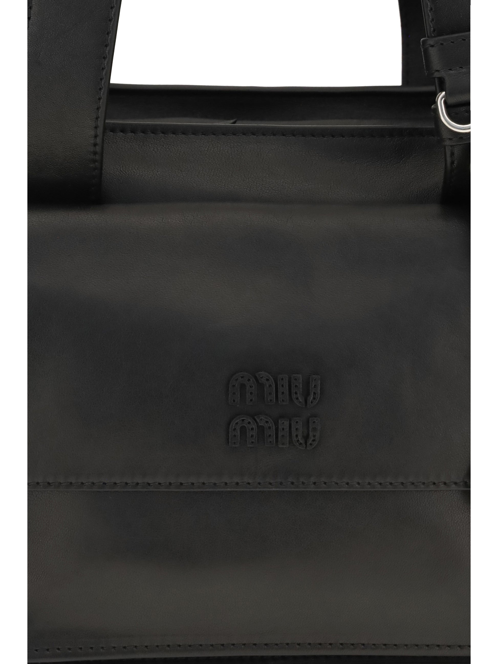 Miu Miu Women Utilitaire Leather Shoulder Bag MIU MIU