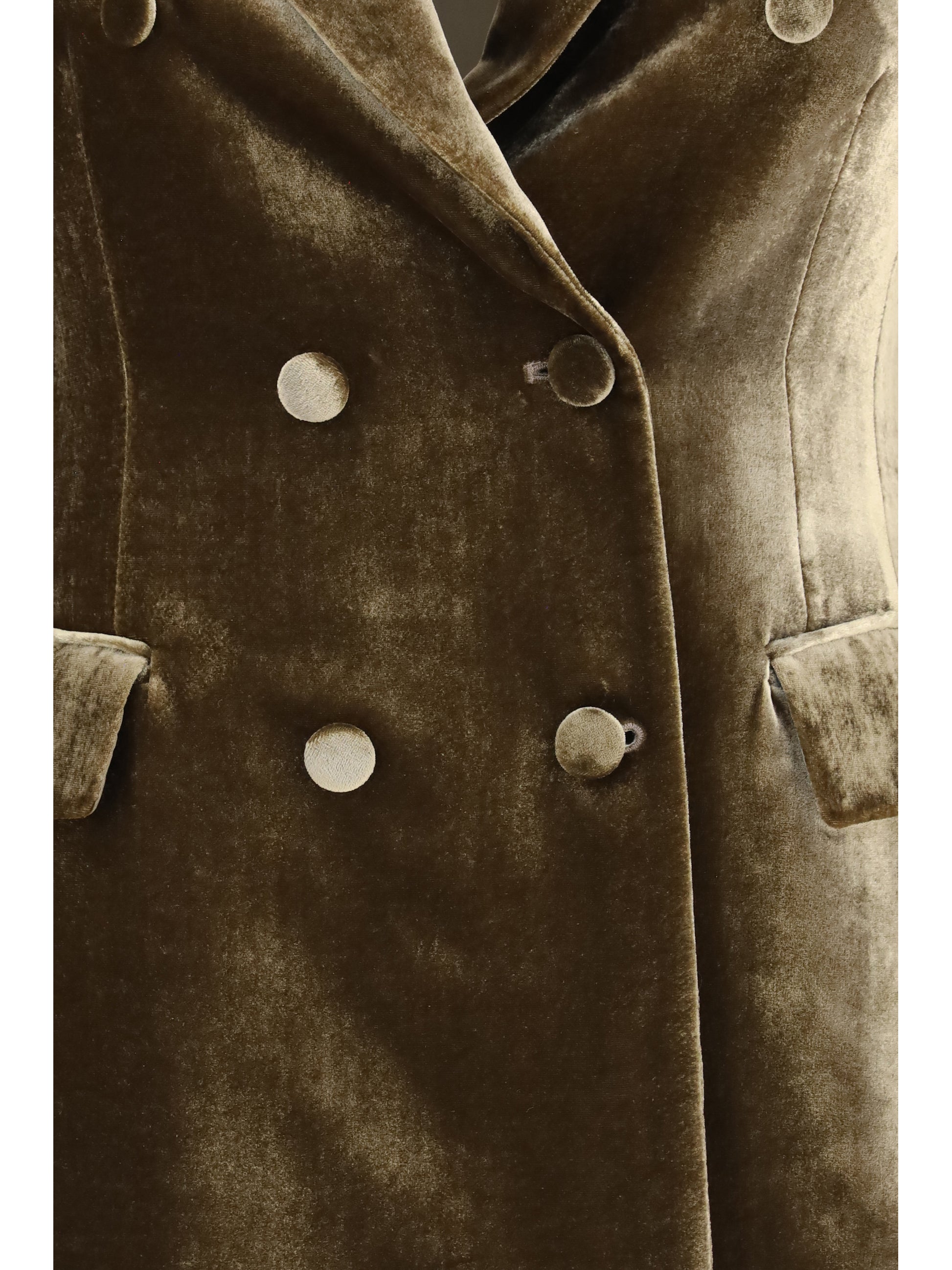 P.A.R.O.S.H. Women Velvet Double Breasted Blazer P.A.R.O.S.H.