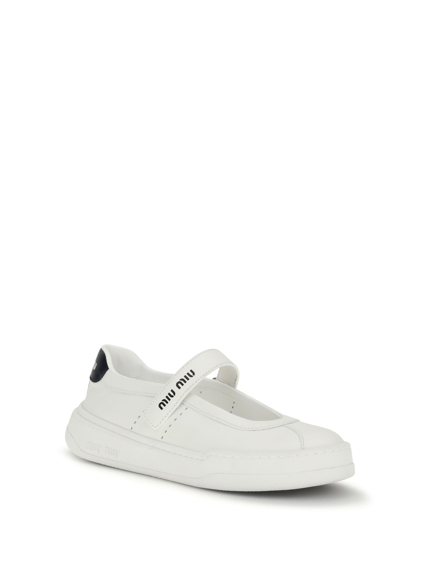 Miu Miu Women Leather Ballerinas Sneakers MIU MIU