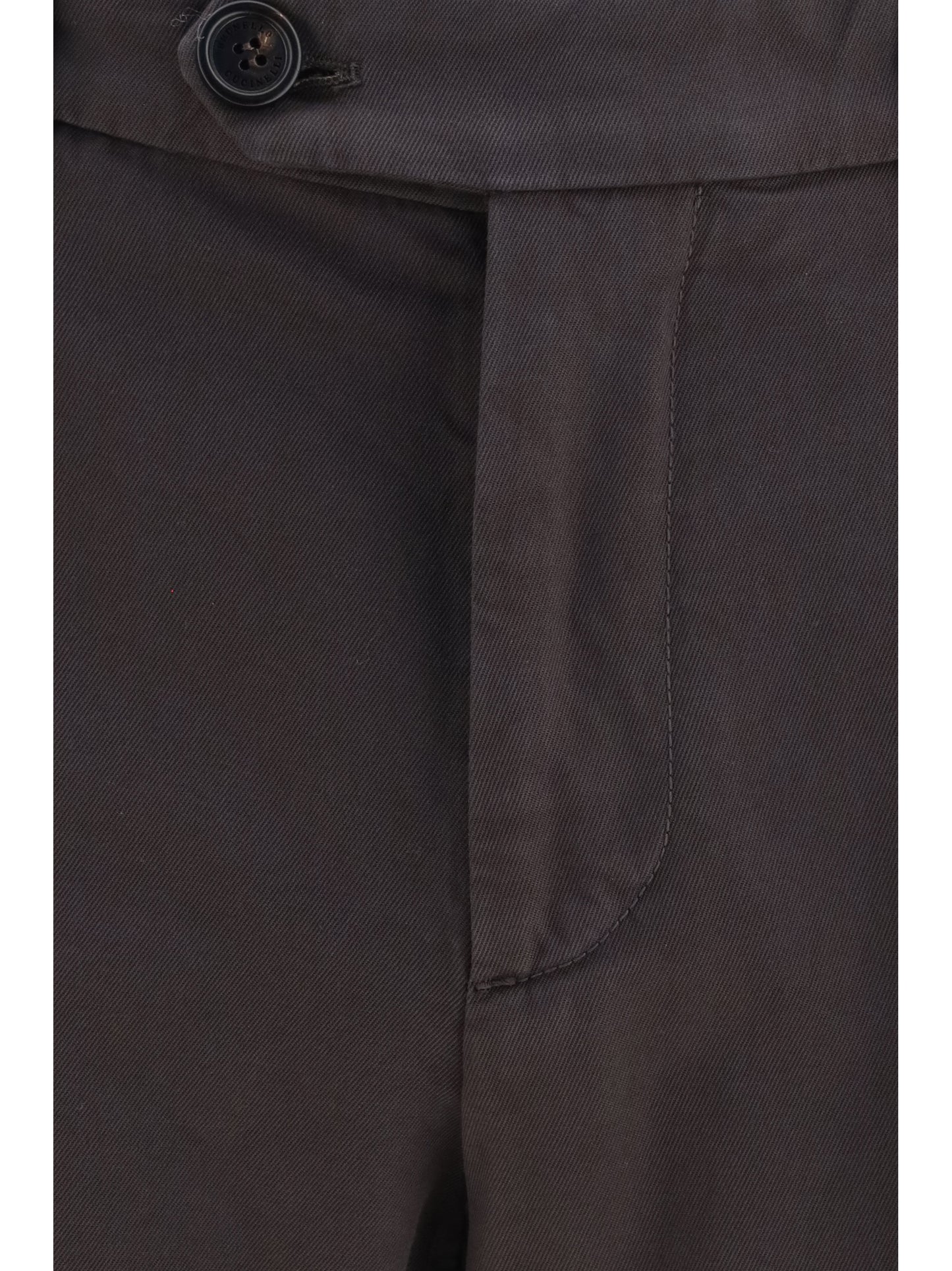 Brunello Cucinelli Men Dyed Cotton Pants BRUNELLO CUCINELLI