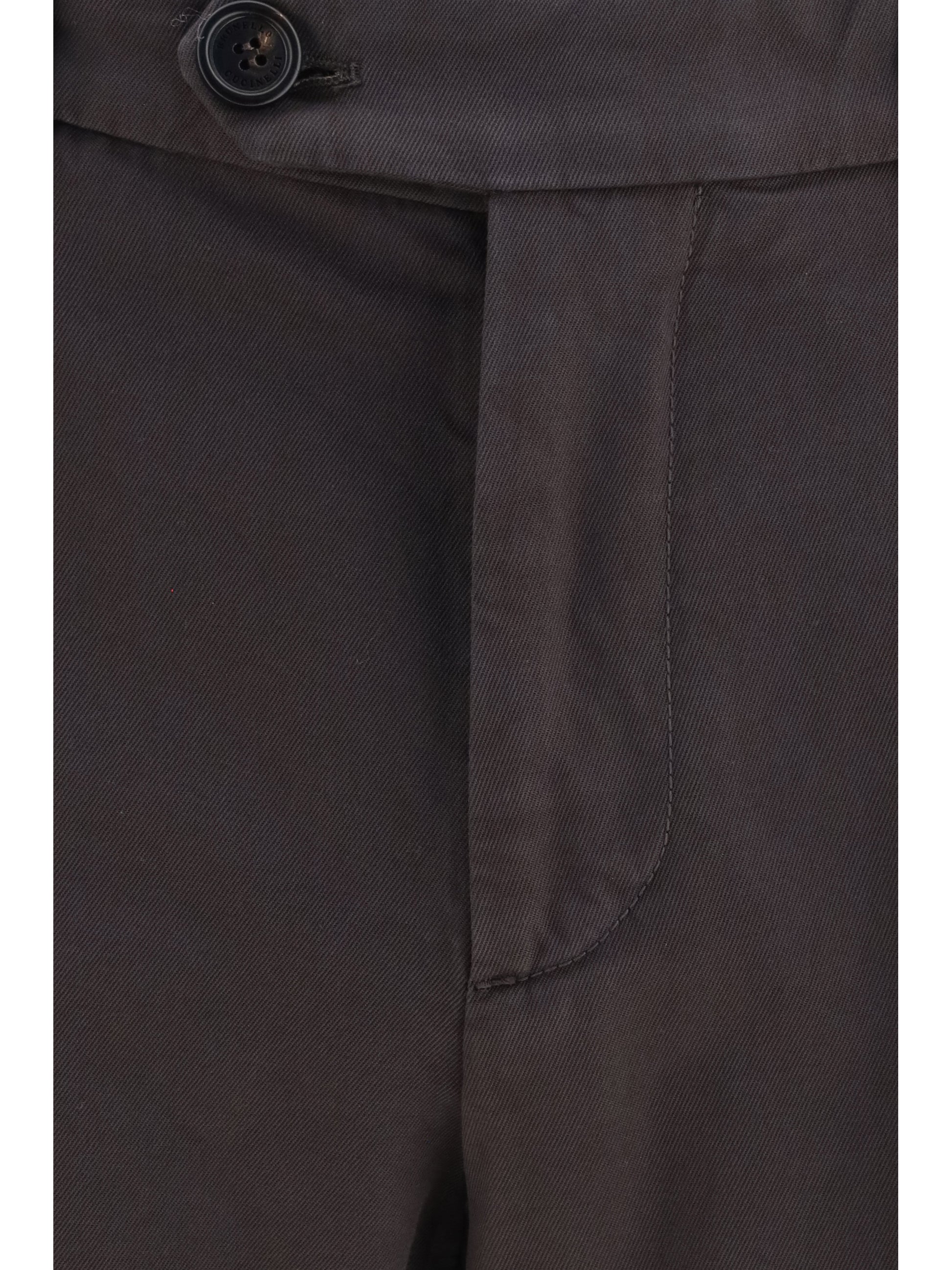 Brunello Cucinelli Men Dyed Cotton Pants BRUNELLO CUCINELLI