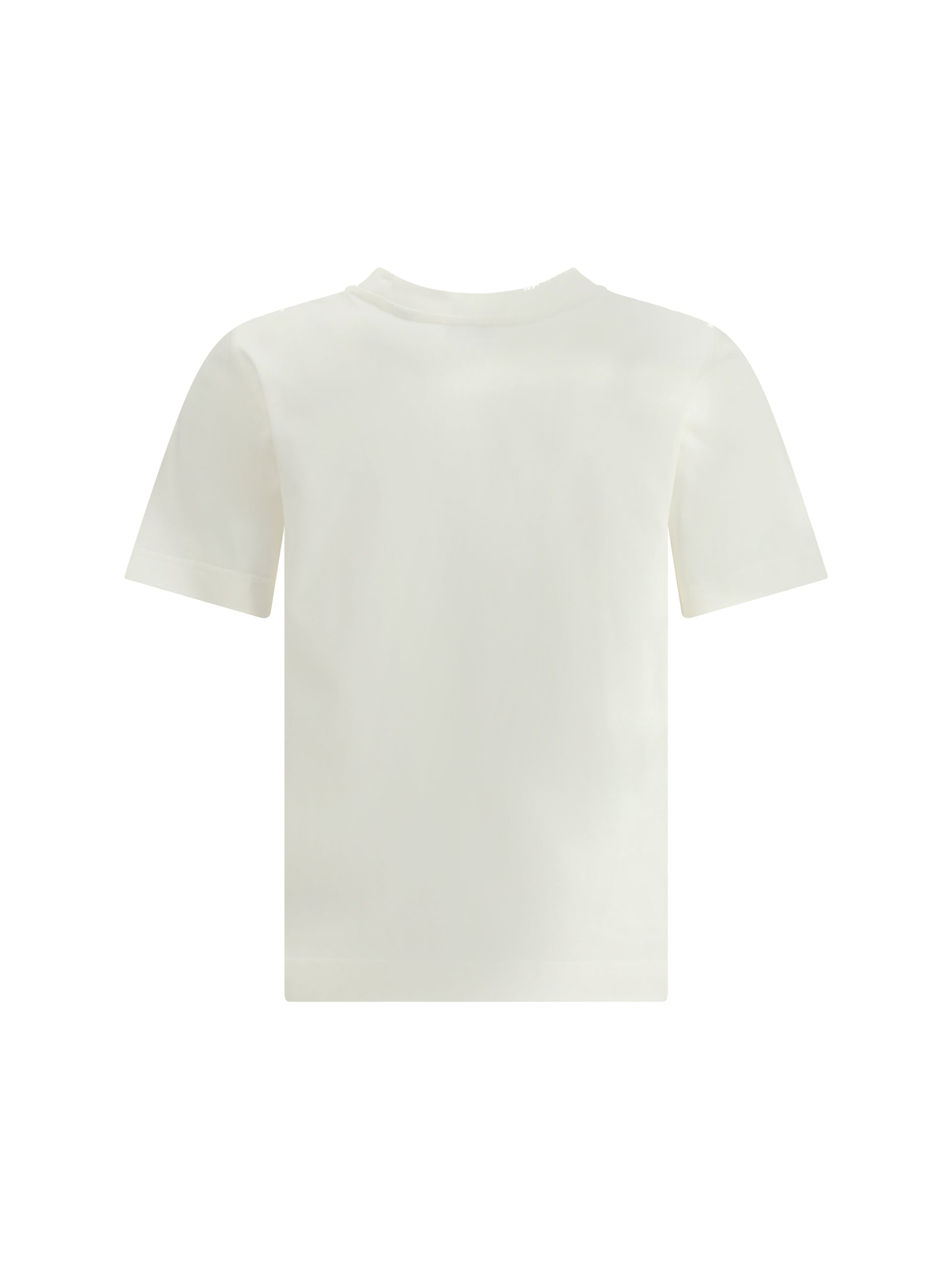 Burberry Women Cotton T-Shirt With Drawn Ekd BURBERRY