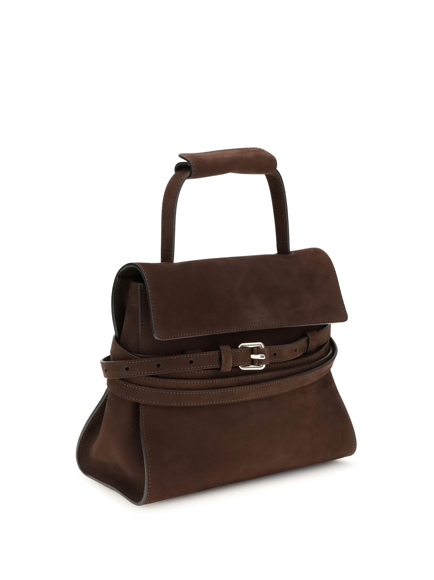 Moschino Women Handbag Nabuk Cioccolato MOSCHINO