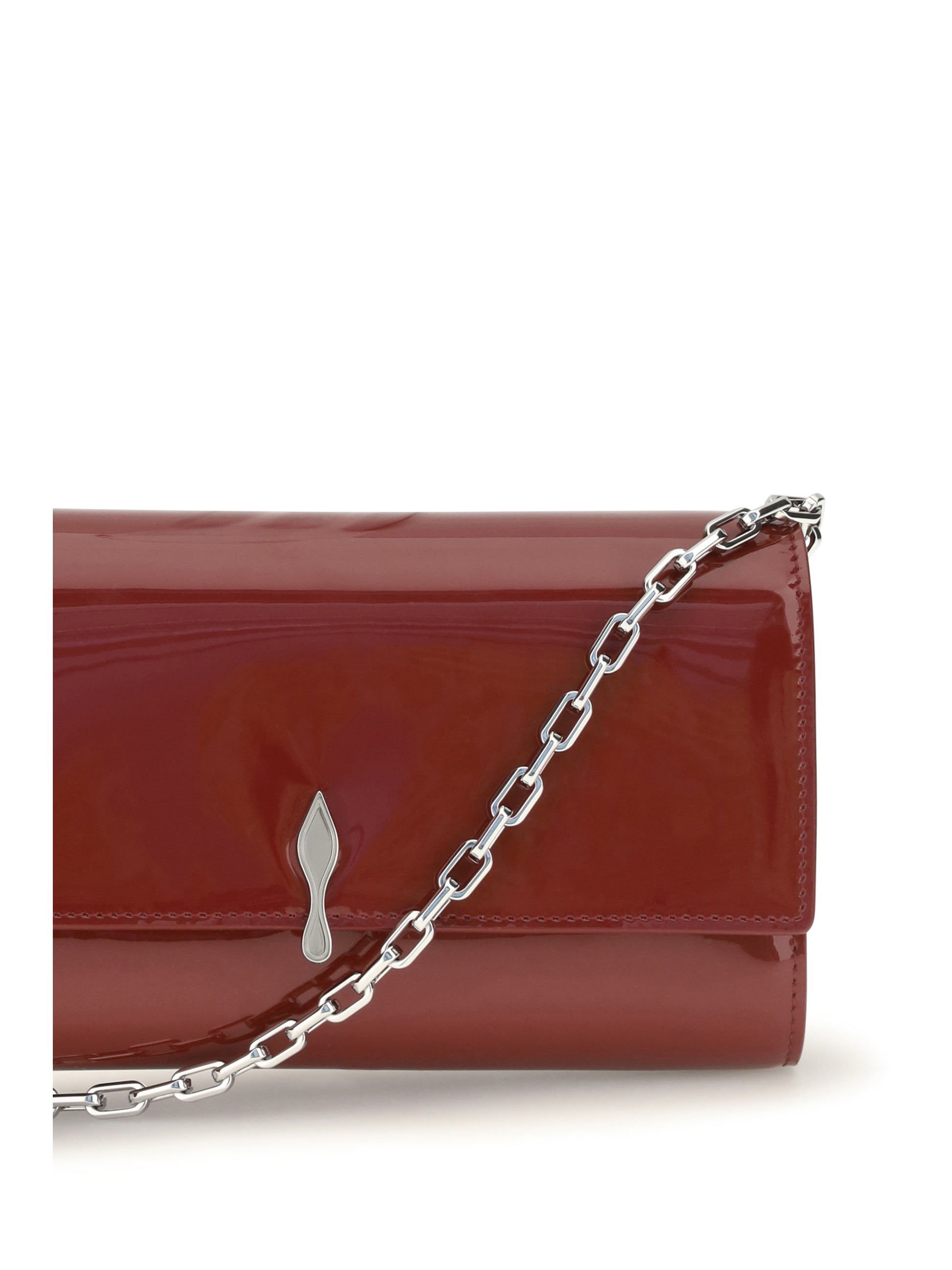 Christian Louboutin Women Bettina Patent Leather Chain Wallet CHRISTIAN LOUBOUTIN