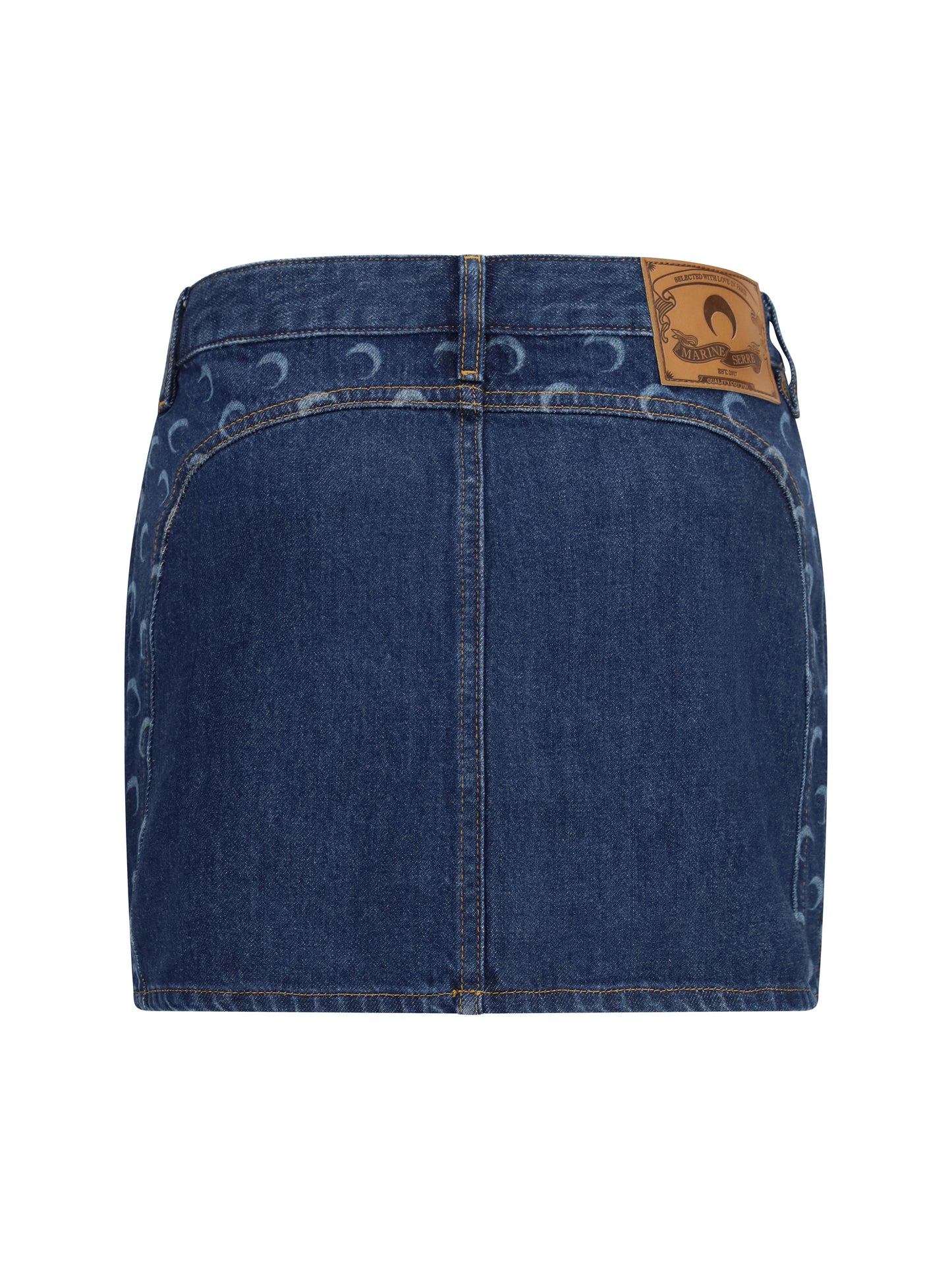 Marine Serre Women Zipped Mini Skirt MARINE SERRE