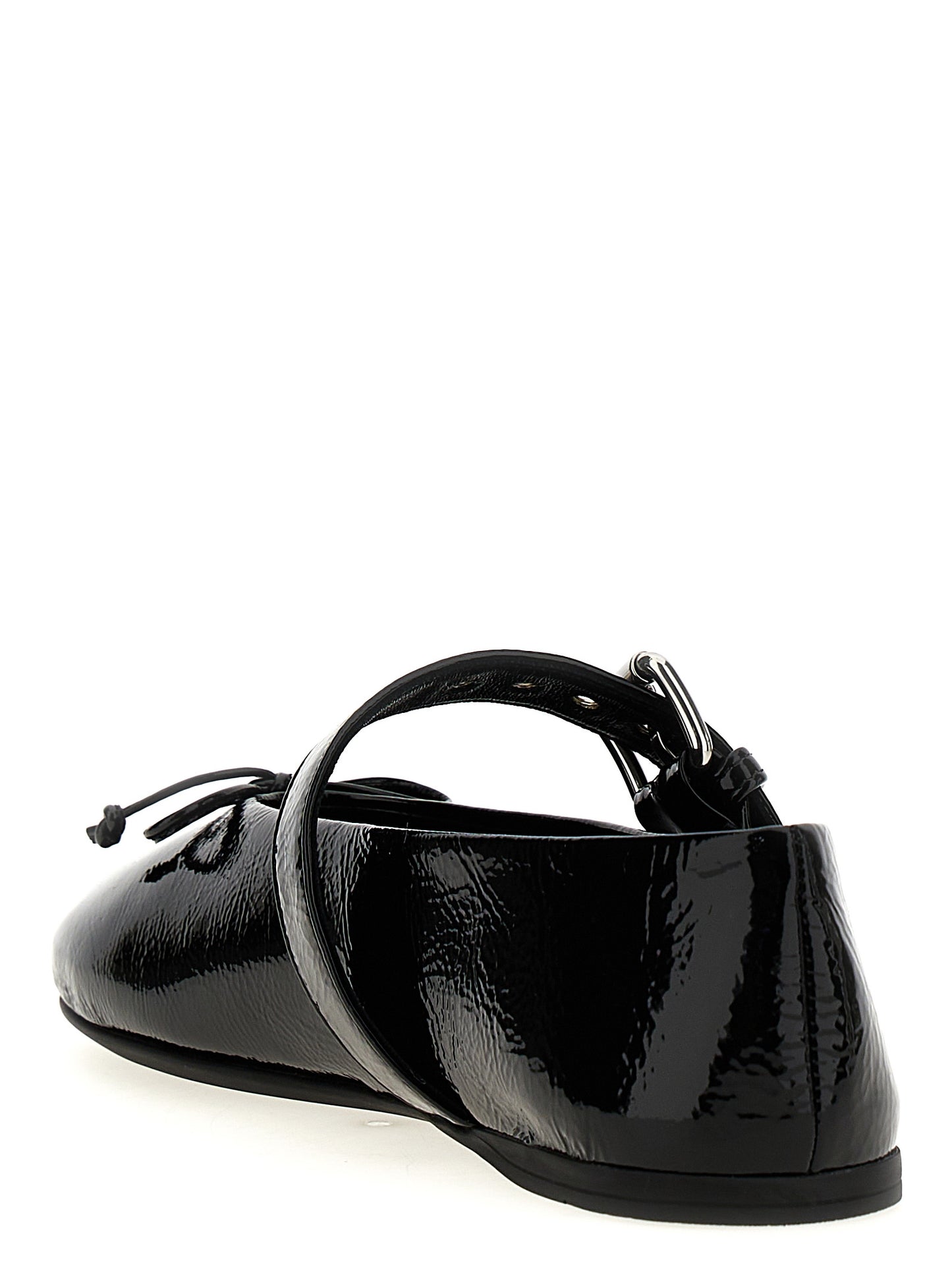 Miu Miu Women Buckle And Bow Ballet Flats MIU MIU