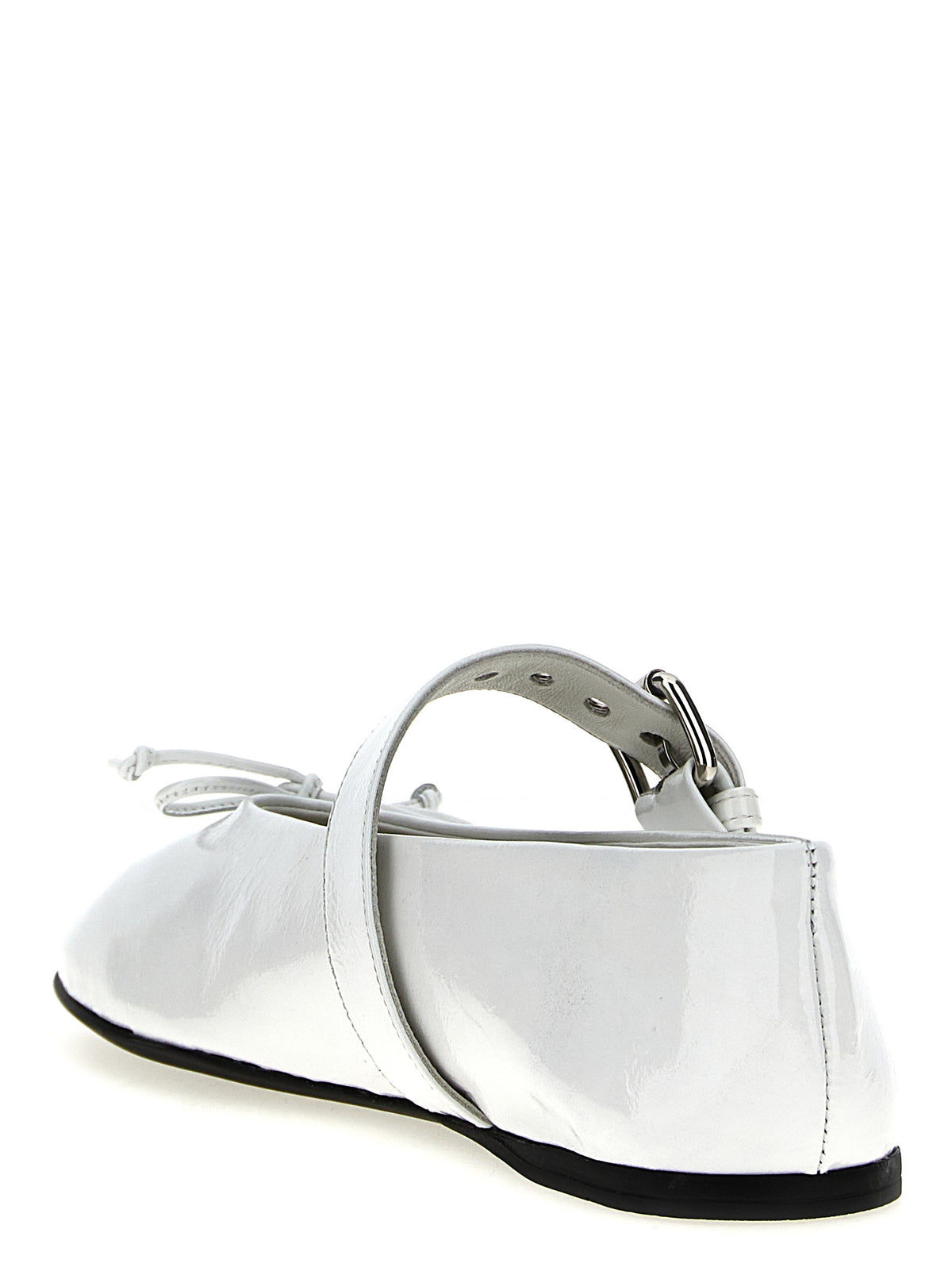 Miu Miu Women Buckle And Bow Ballet Flats MIU MIU