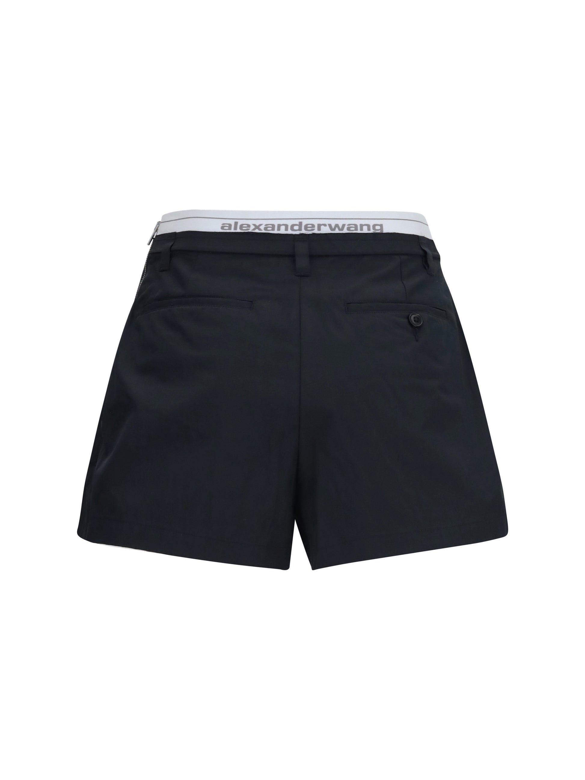 Alexander Wang Women Cotton Shorts With Elastic Waistband ALEXANDER WANG