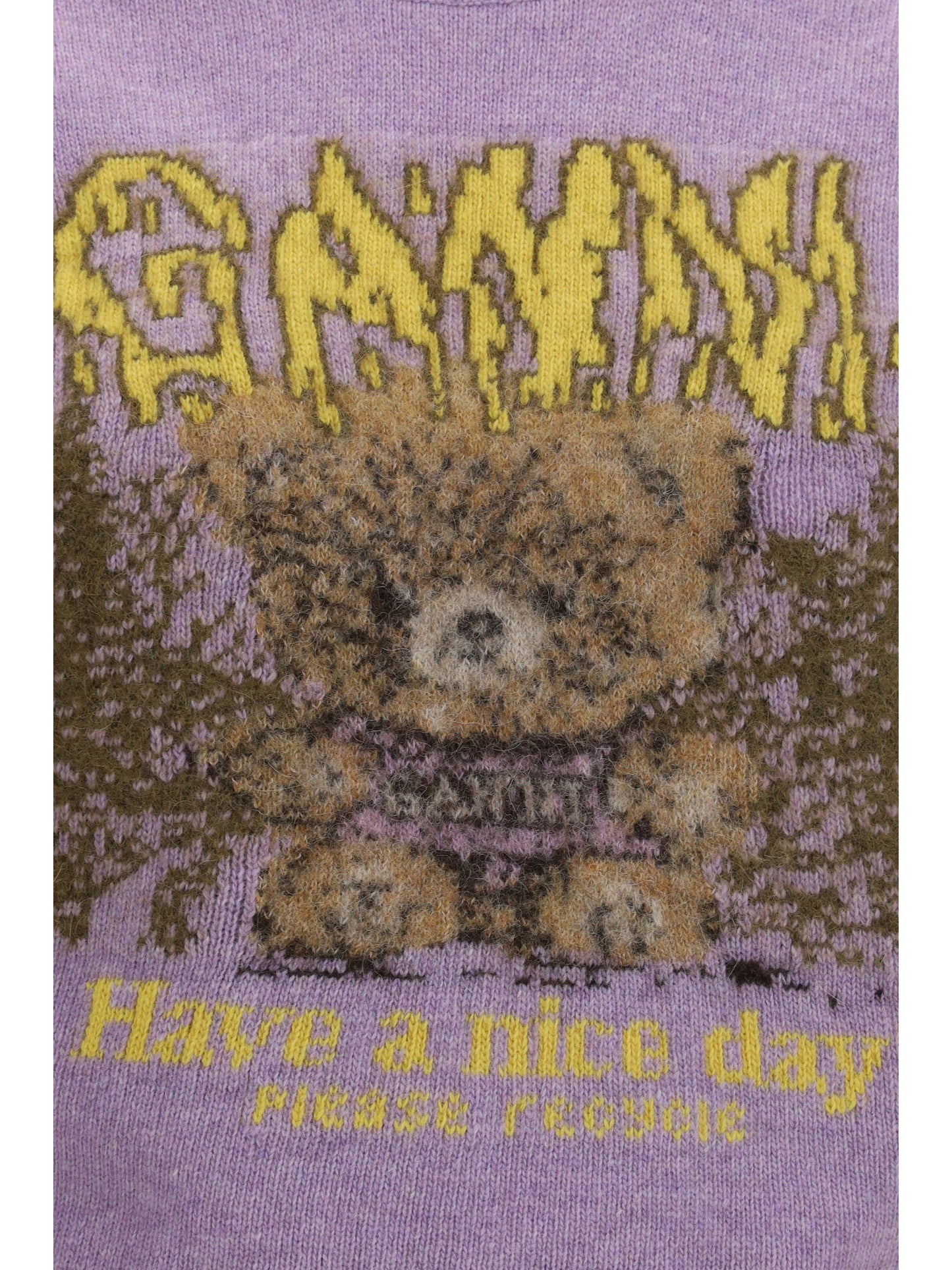 Ganni Women Teddy Alpaca And Wool-Blend Vest GANNI