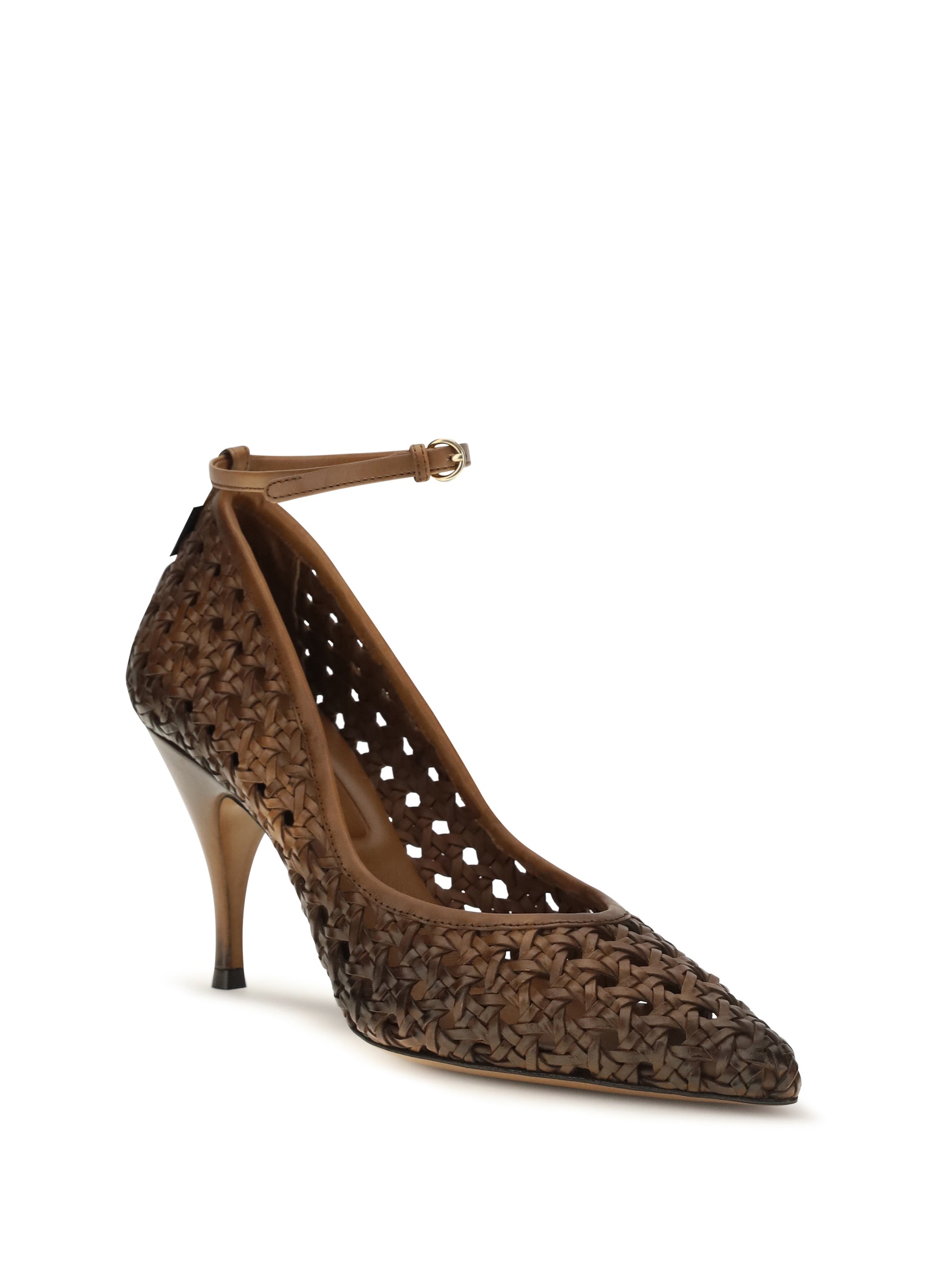Miu Miu Women Woven Leather Pumps MIU MIU