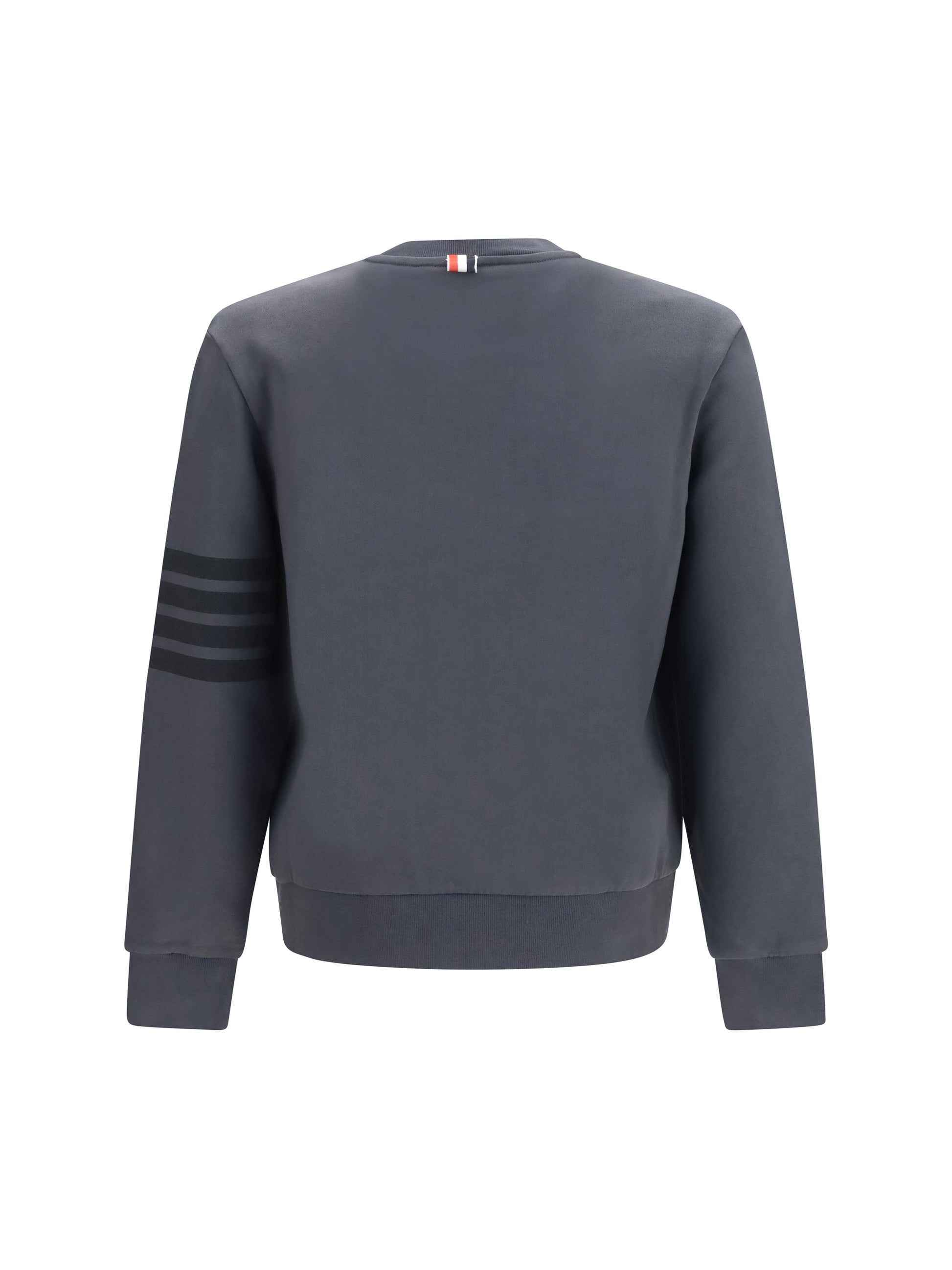 Thom Browne Men 4-Bar Cotton Crewneck Sweatshirt THOM BROWNE