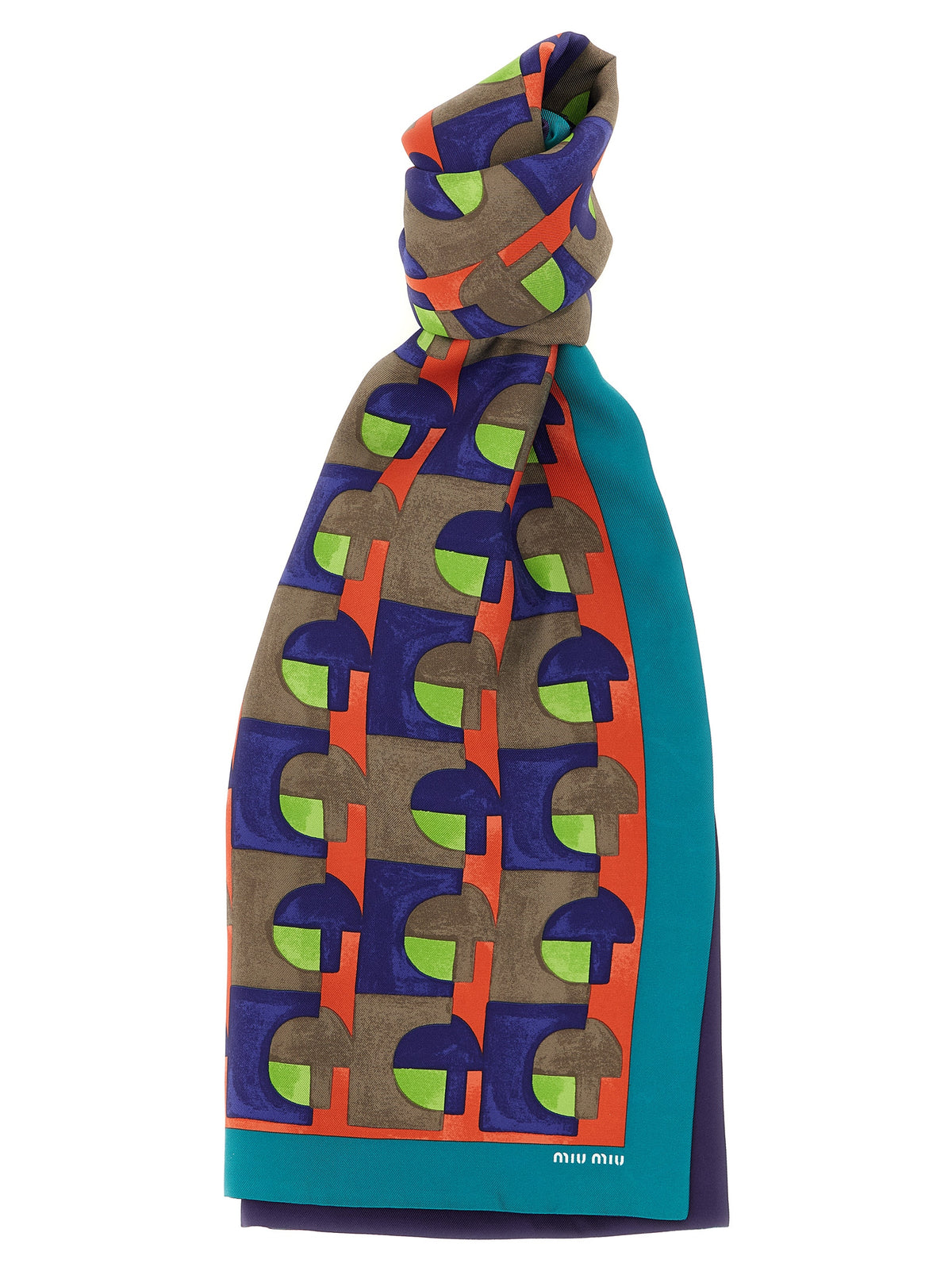 Miu Miu Women Medium Silk Scarf MIU MIU