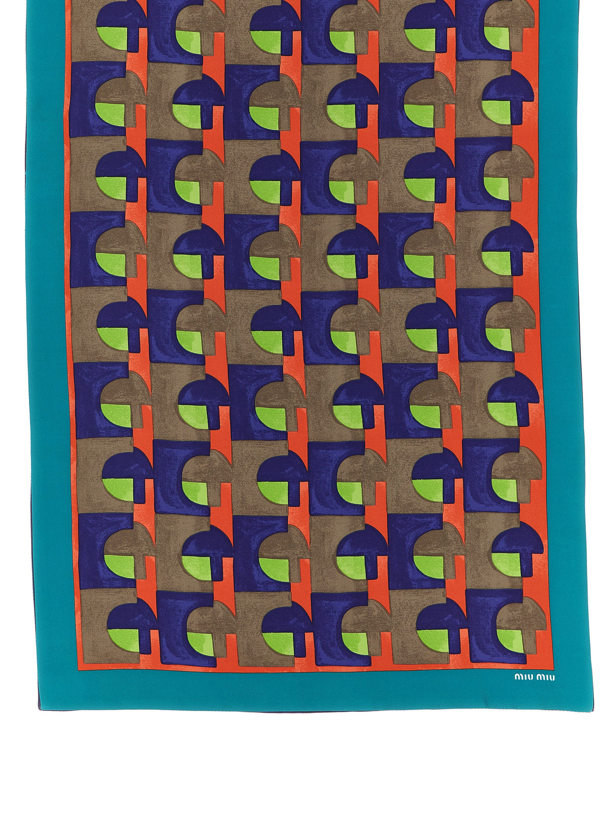 Miu Miu Women Medium Silk Scarf MIU MIU
