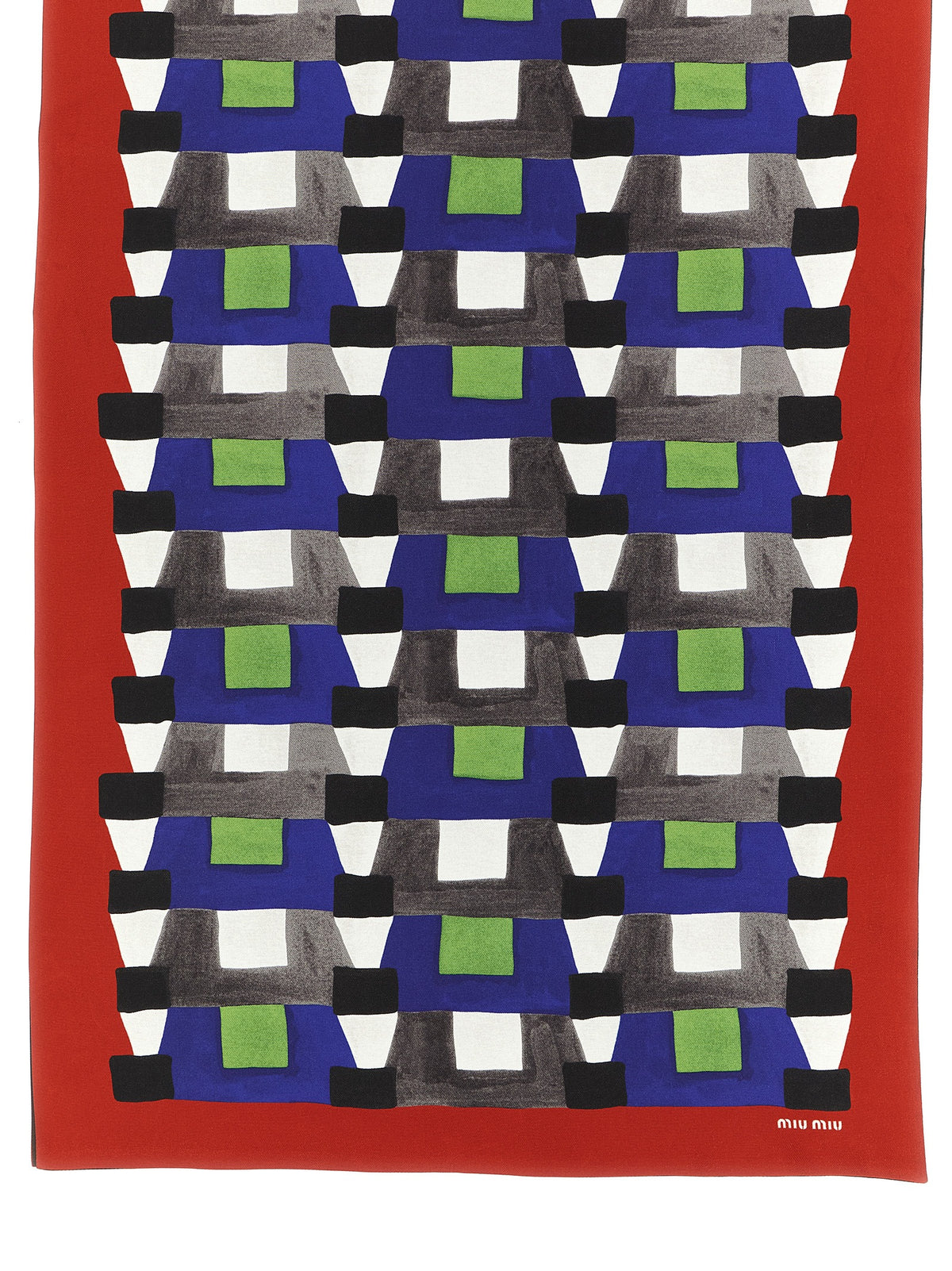 Miu Miu Women Medium Silk Scarf MIU MIU