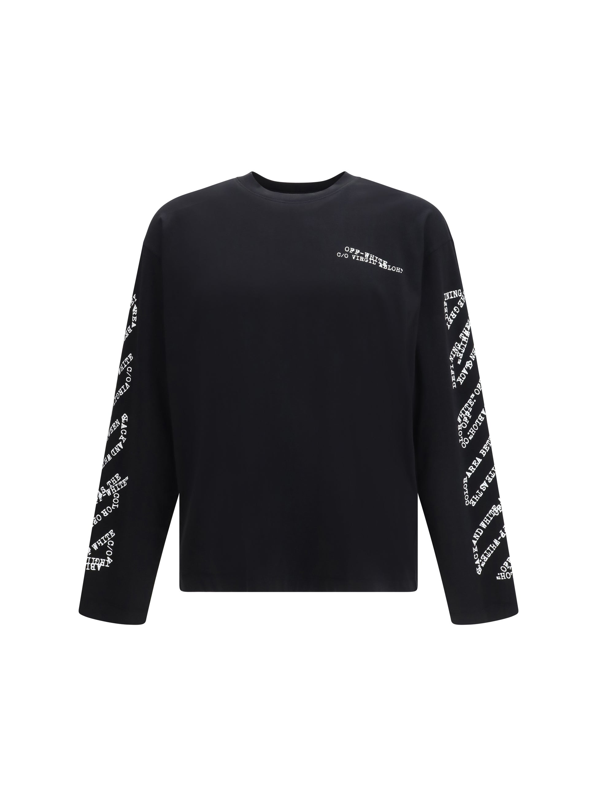 Off-White Men Patterned Long-Sleeve T-Shirt OFF-WHITE