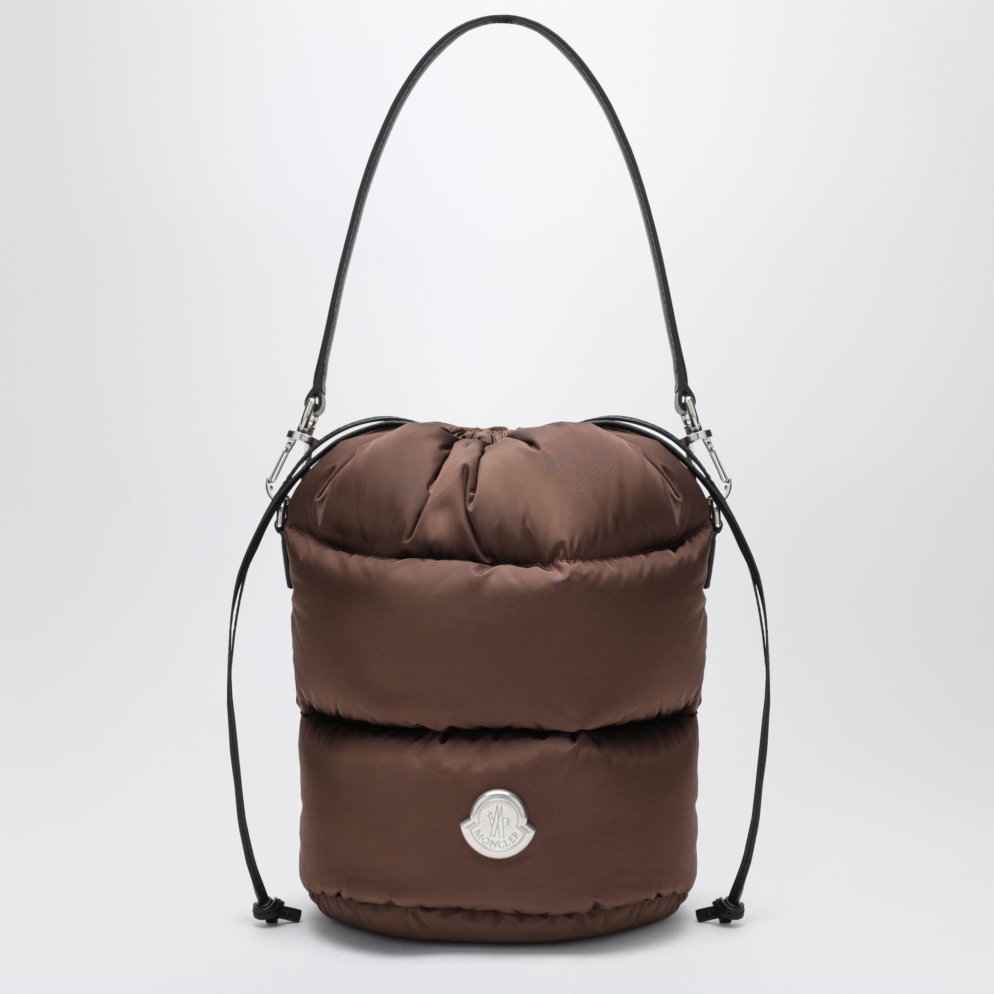 Moncler Caradoc Bucket Bag In Burgundy Women MONCLER