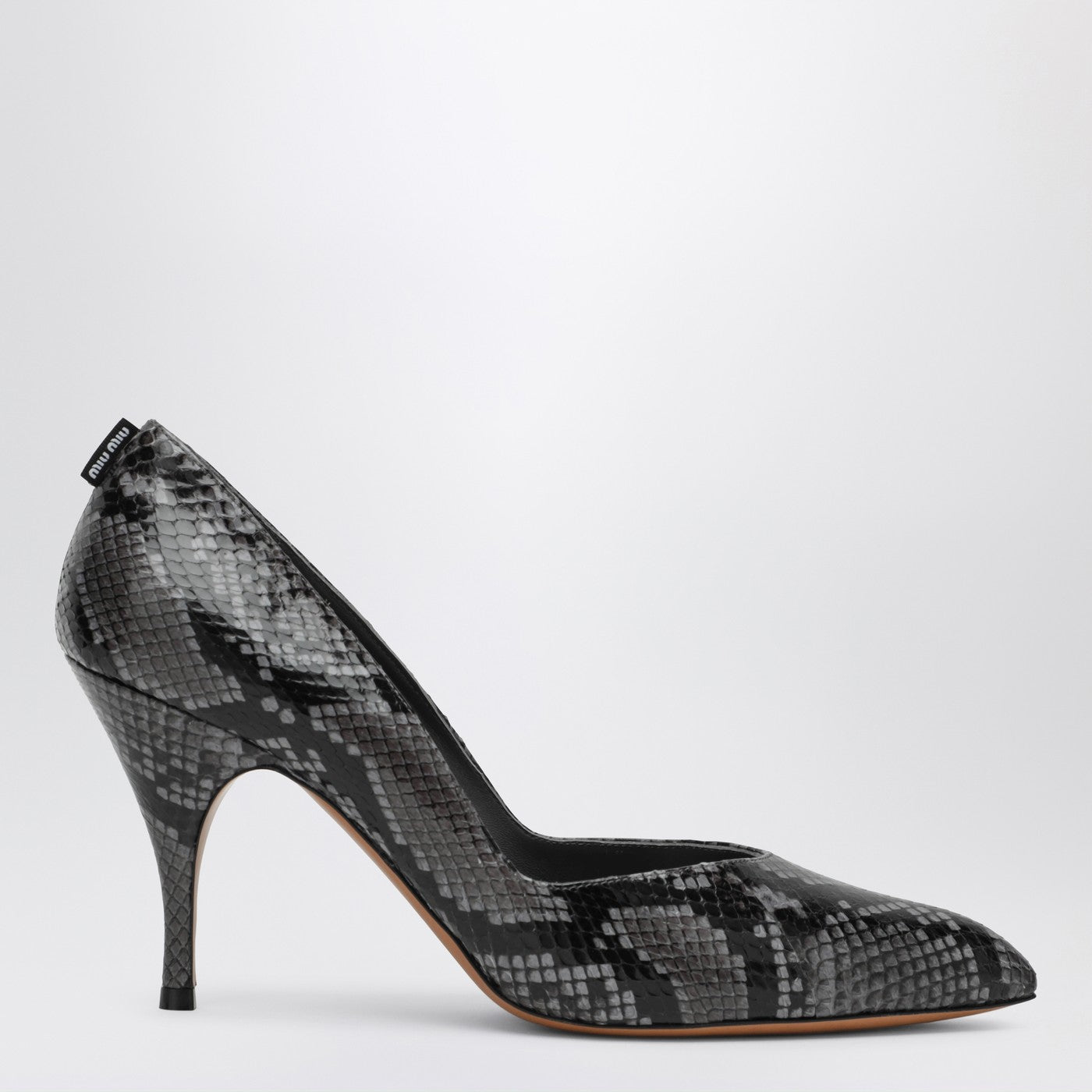 Miu Miu Ardesia Pumps In Ayers Python-Print Leather Women MIU MIU