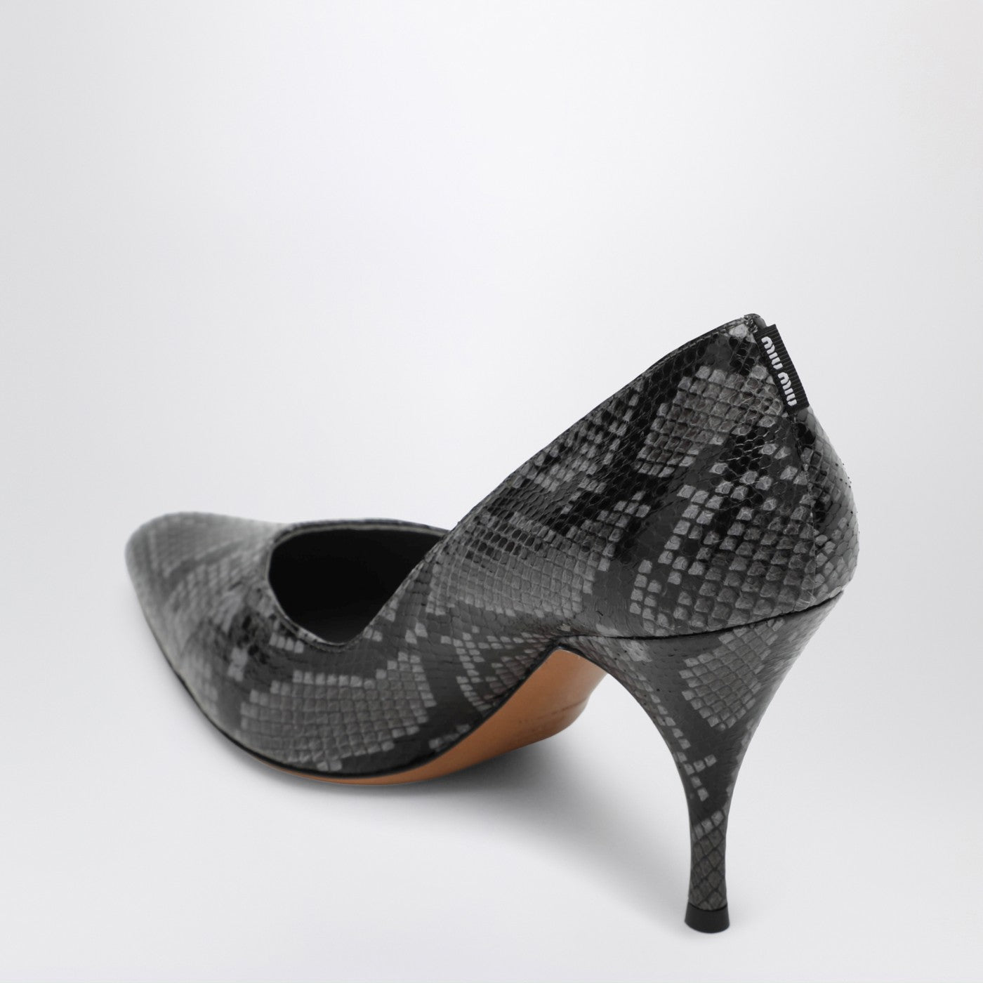 Miu Miu Ardesia Pumps In Ayers Python-Print Leather Women MIU MIU