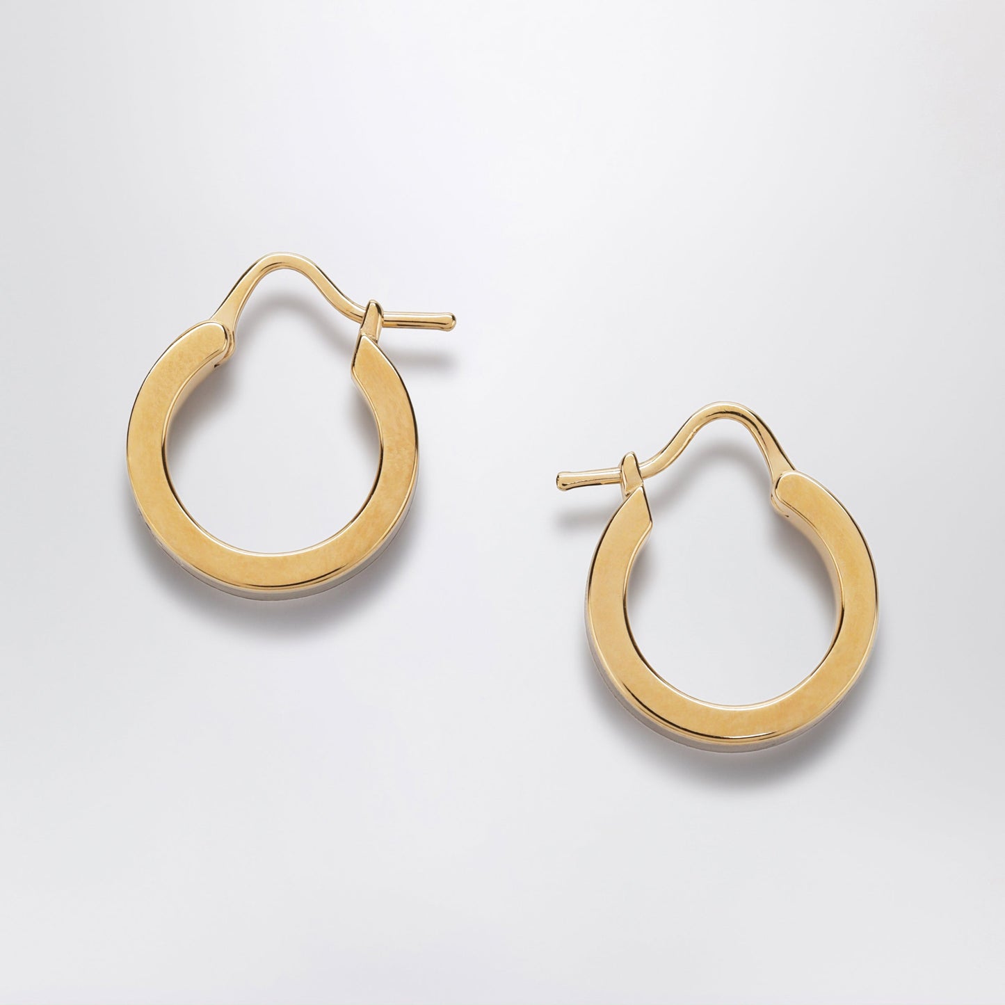 Miu Miu Black Enameled Metal Earrings Women MIU MIU
