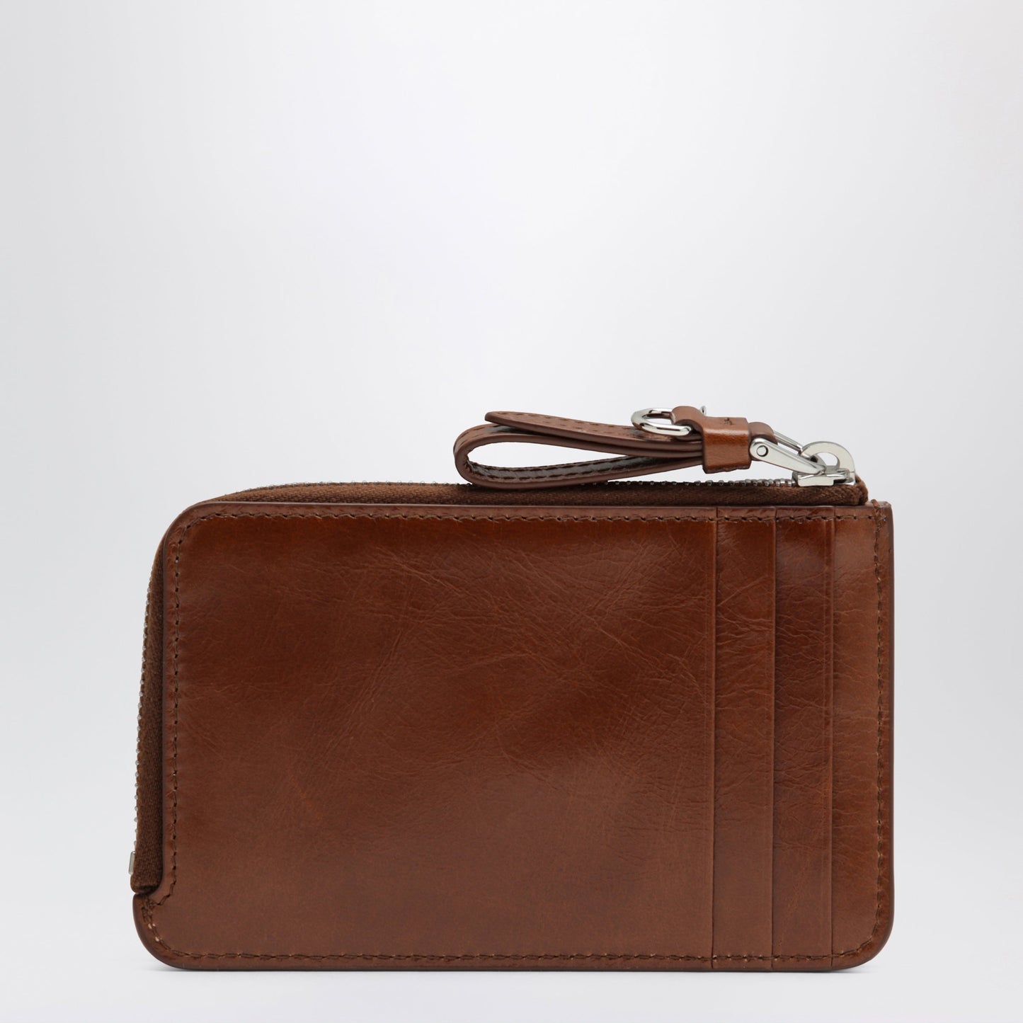 Miu Miu Rosewood Envelope Card Holder In Calfskin Women MIU MIU