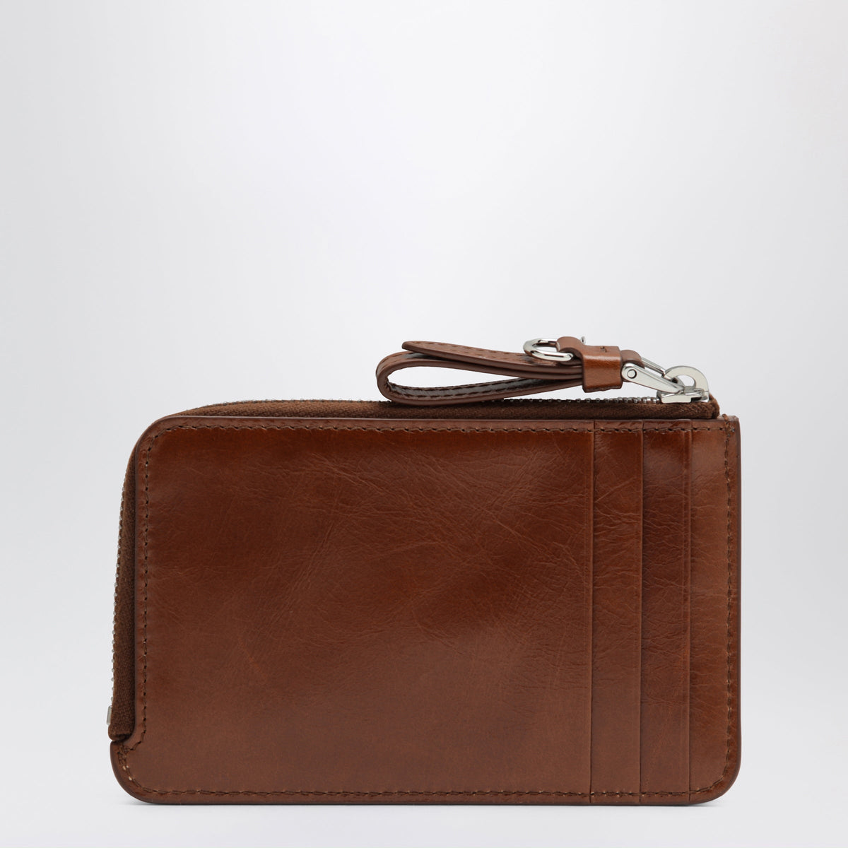 Miu Miu Rosewood Envelope Card Holder In Calfskin Women MIU MIU