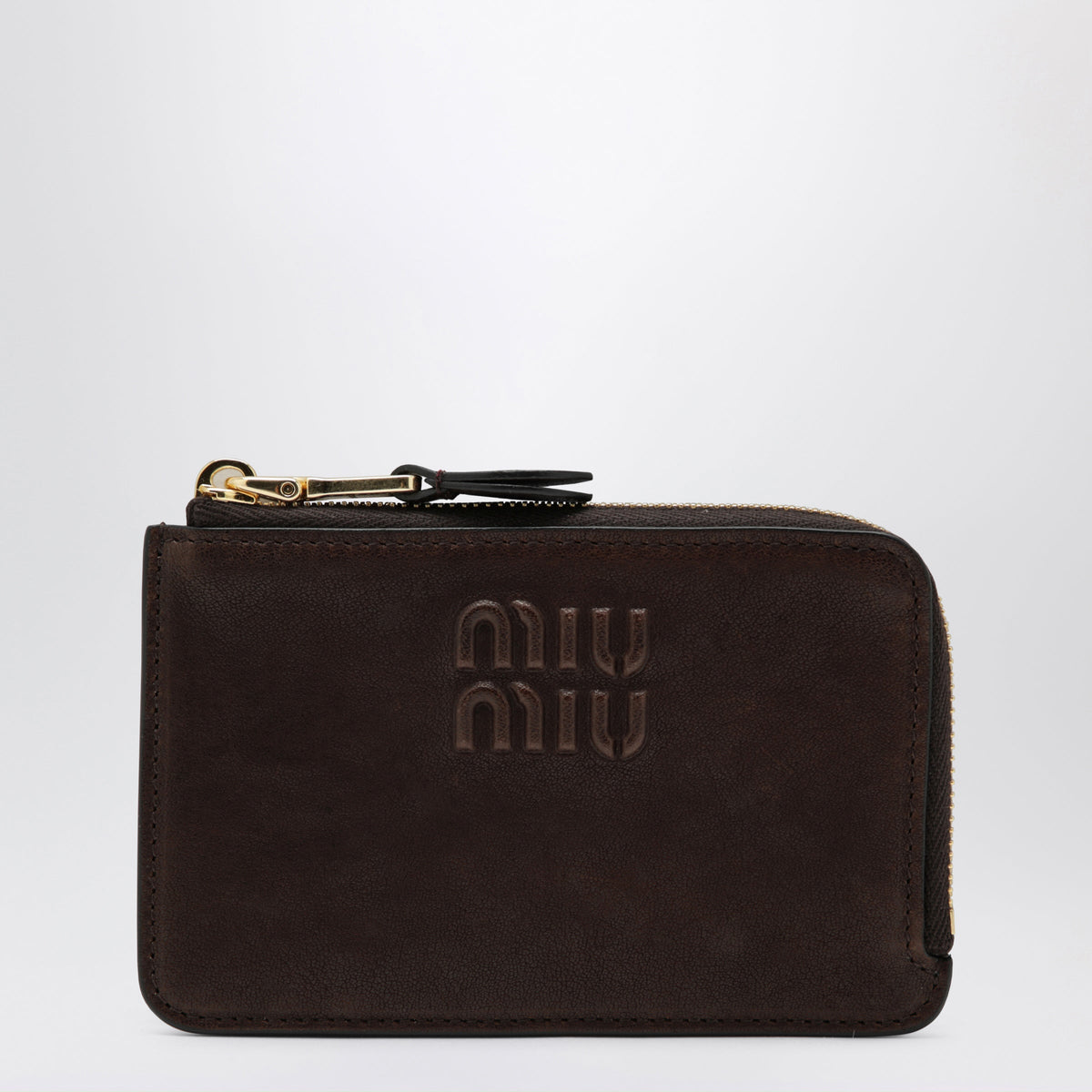 Miu Miu Radica Zip Card Holder In Leather Women MIU MIU