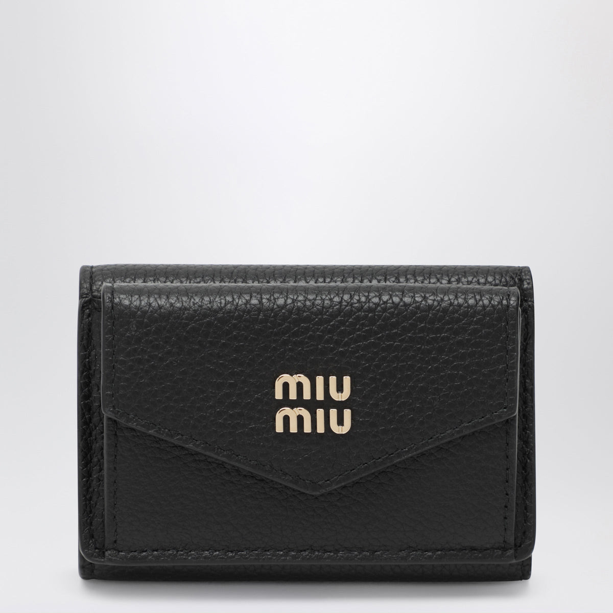 Miu Miu Small Black Leather Wallet Women MIU MIU