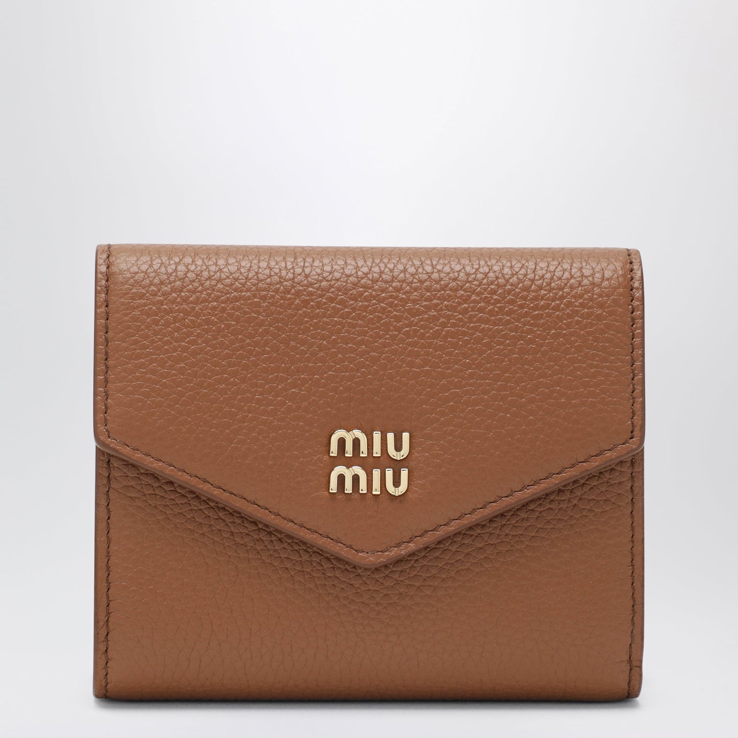 Miu Miu Small Cognac Calfskin Wallet Women MIU MIU