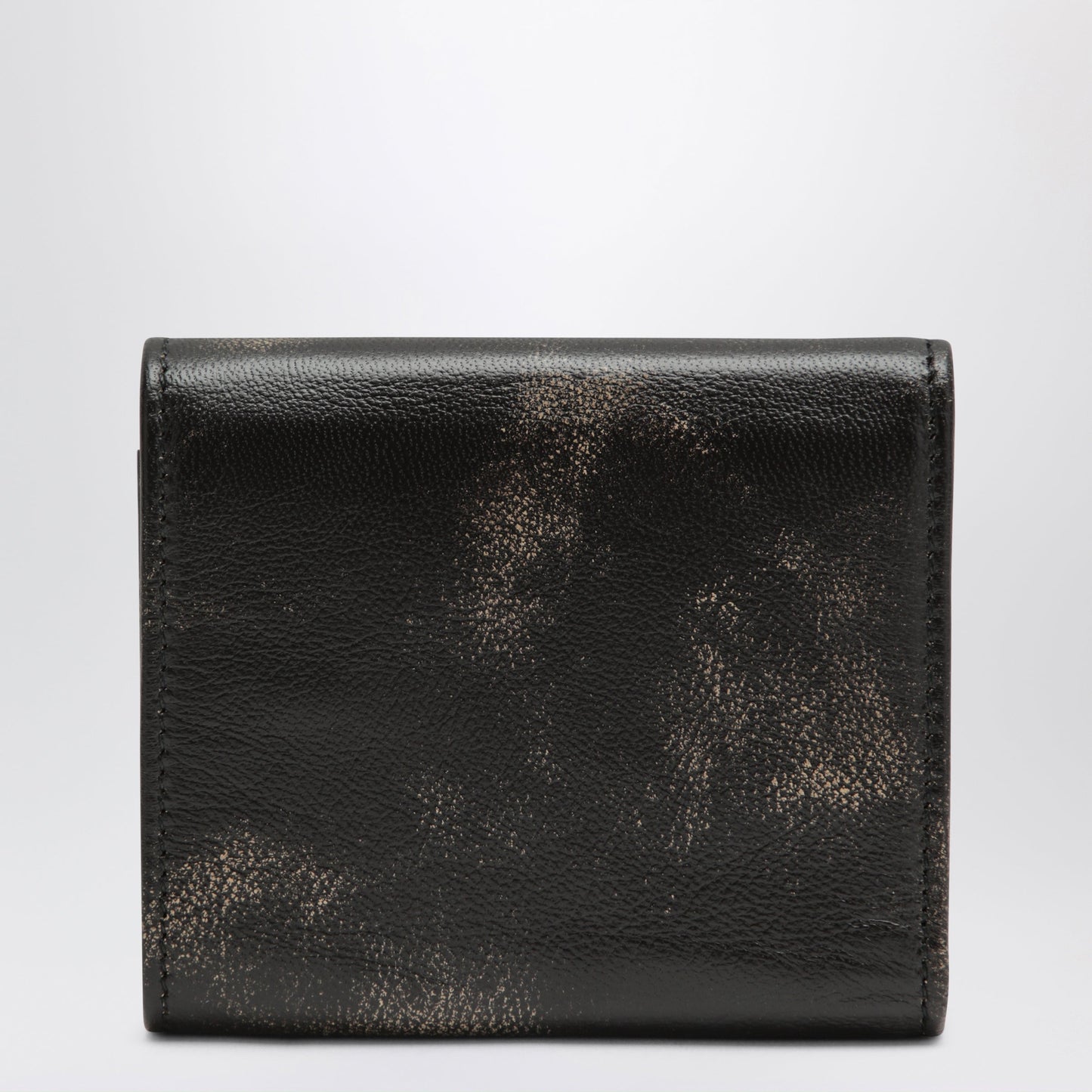 Miu Miu Coffee-Coloured Three-Compartment Wallet With A Vintage Look Women MIU MIU