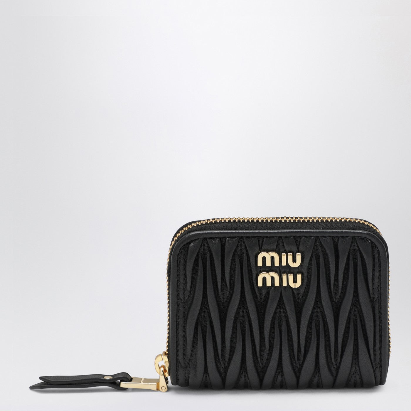Miu Miu Black Matelasse Nappa Coin Purse Women MIU MIU