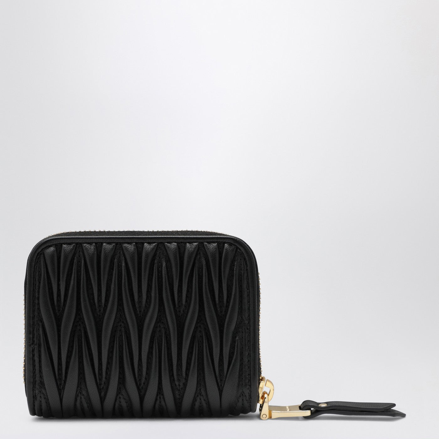 Miu Miu Black Matelasse Nappa Coin Purse Women MIU MIU