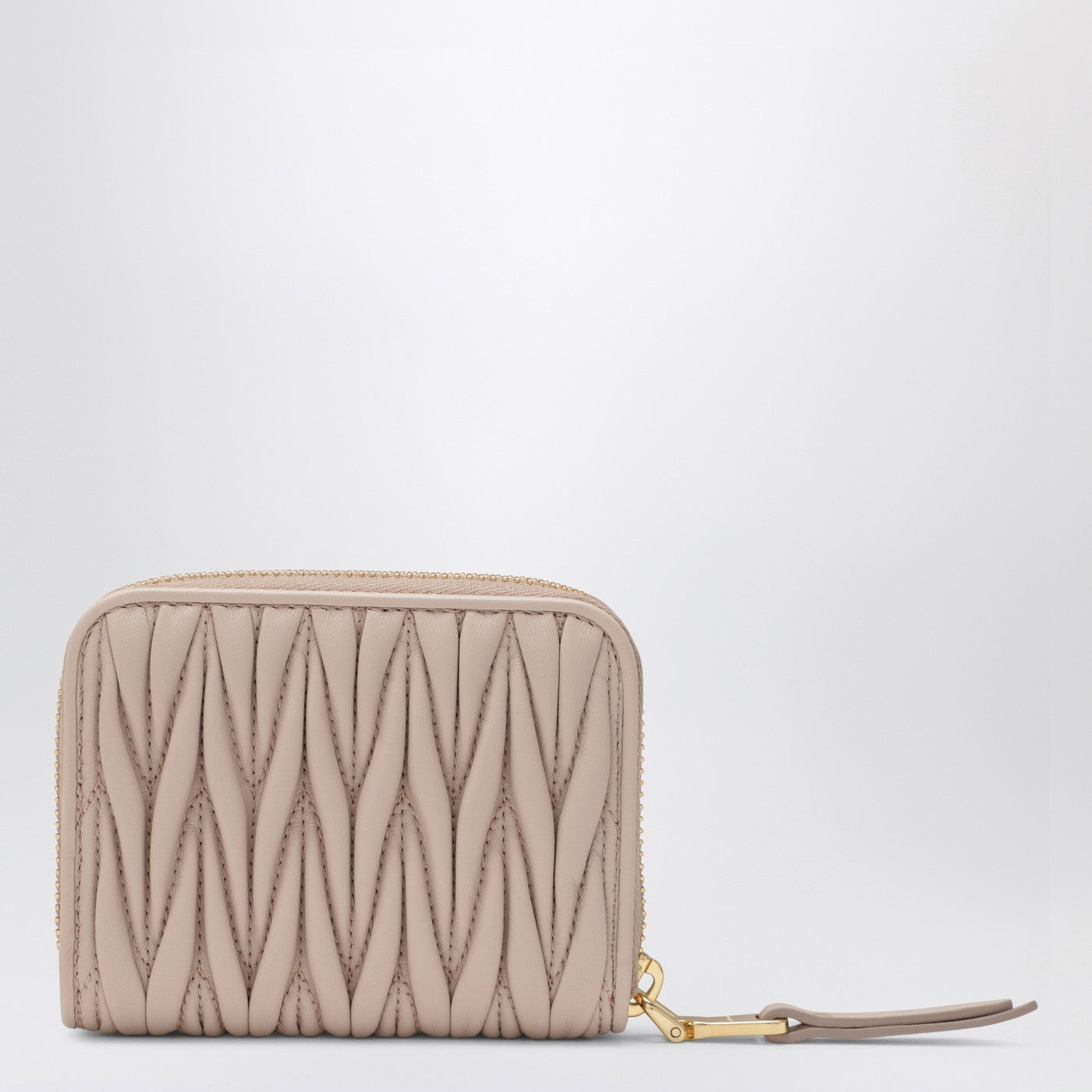 Miu Miu Powder-Pink Matelasse Nappa Coin Purse Women MIU MIU