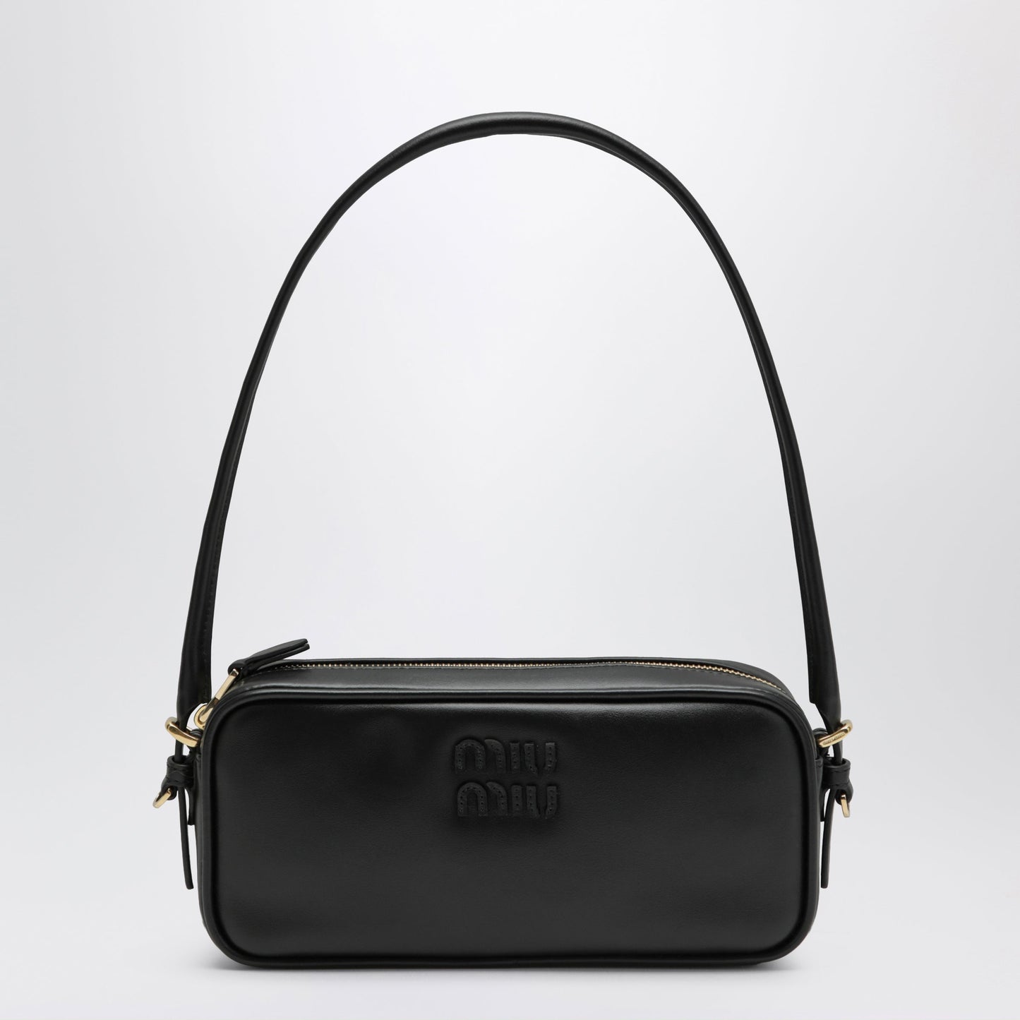 Miu Miu Pouch In Leather, Black Women MIU MIU